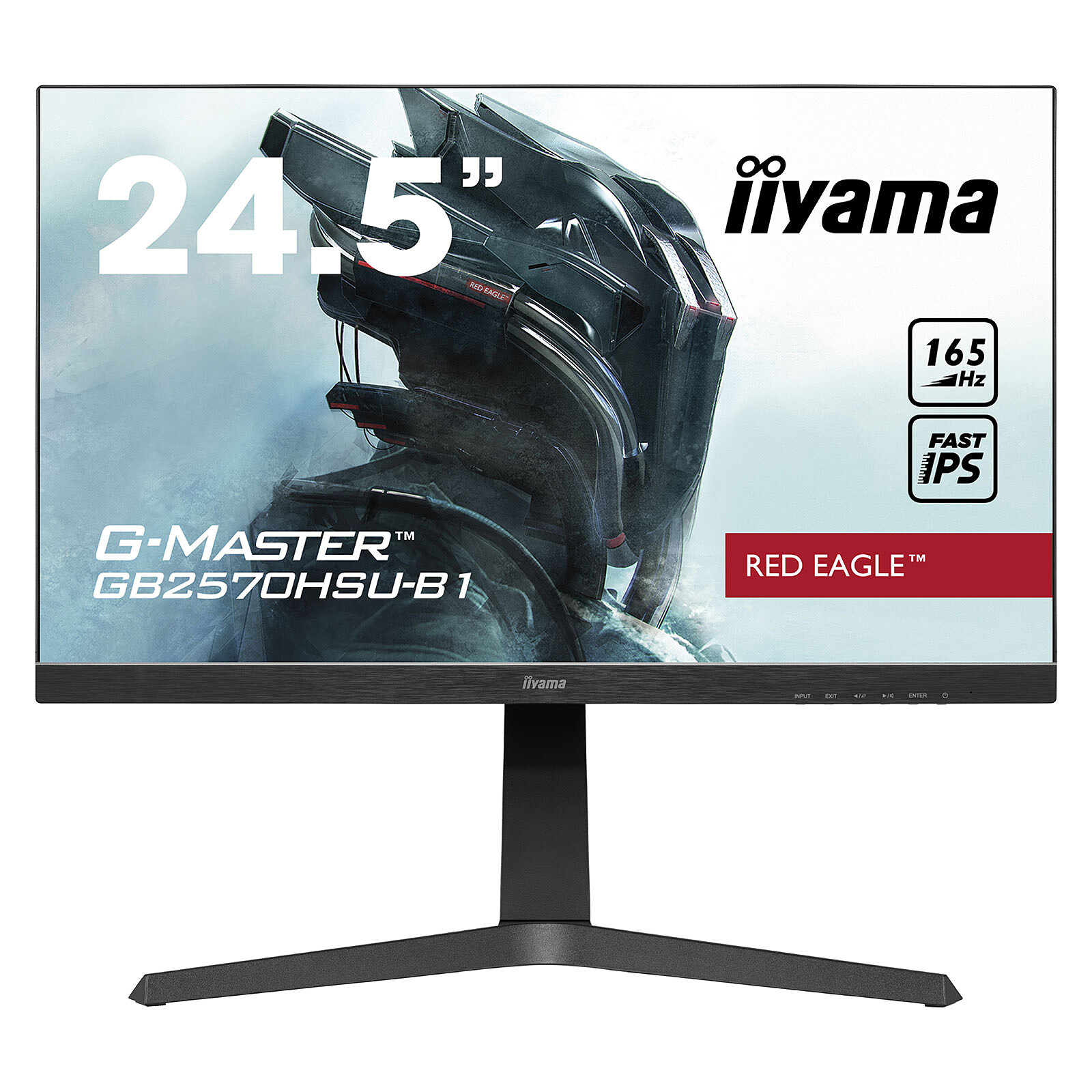 iiyama 24.5 LED - G-Master GB2570HSU-B1 Red Eagle - Ecran PC - LDLC