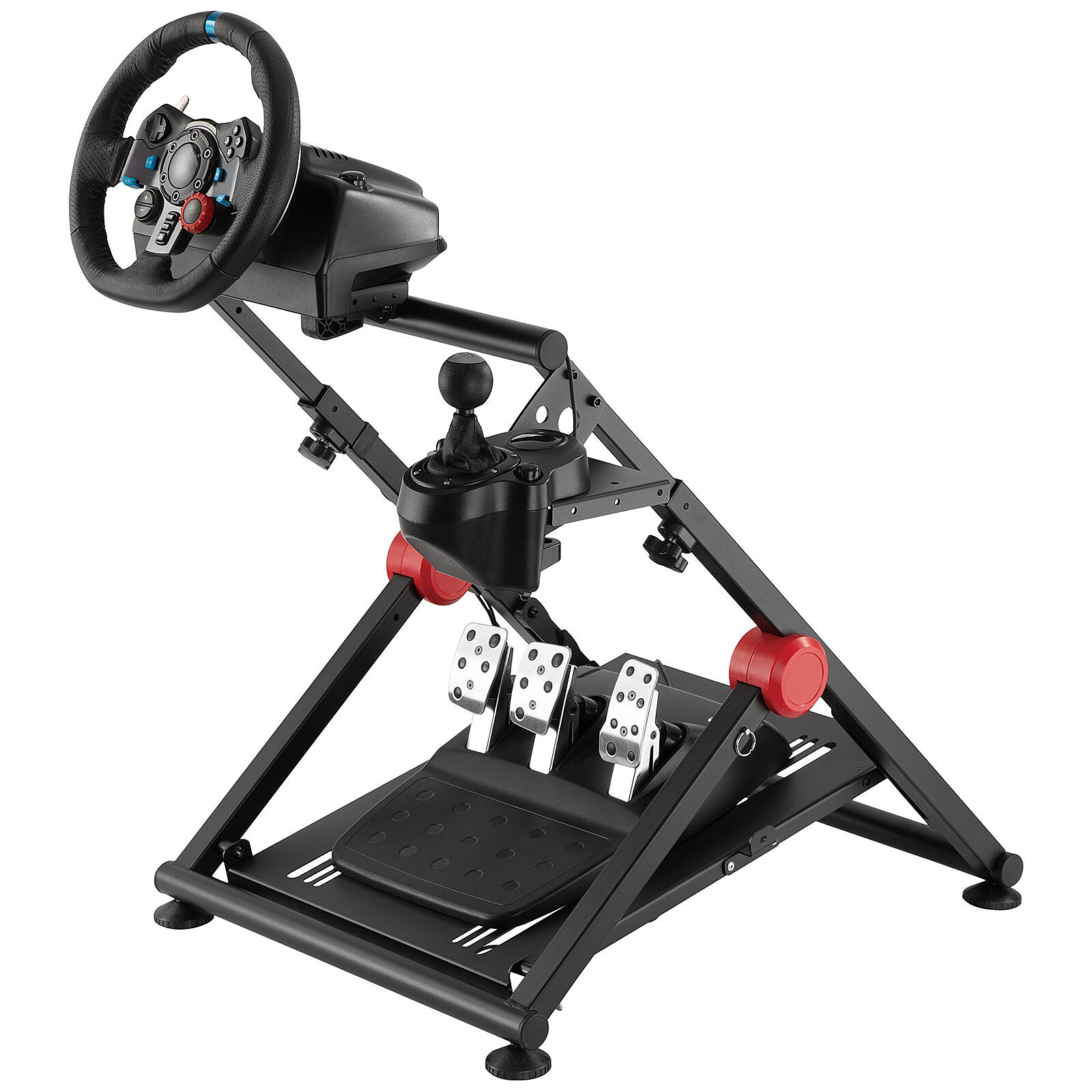 Logitech G G923 (PC / PlayStation 5 / PlayStation 4) + Driving Force  Shifter + OPLITE Wheel Stand GT Pro - Volant PC - Garantie 3 ans LDLC