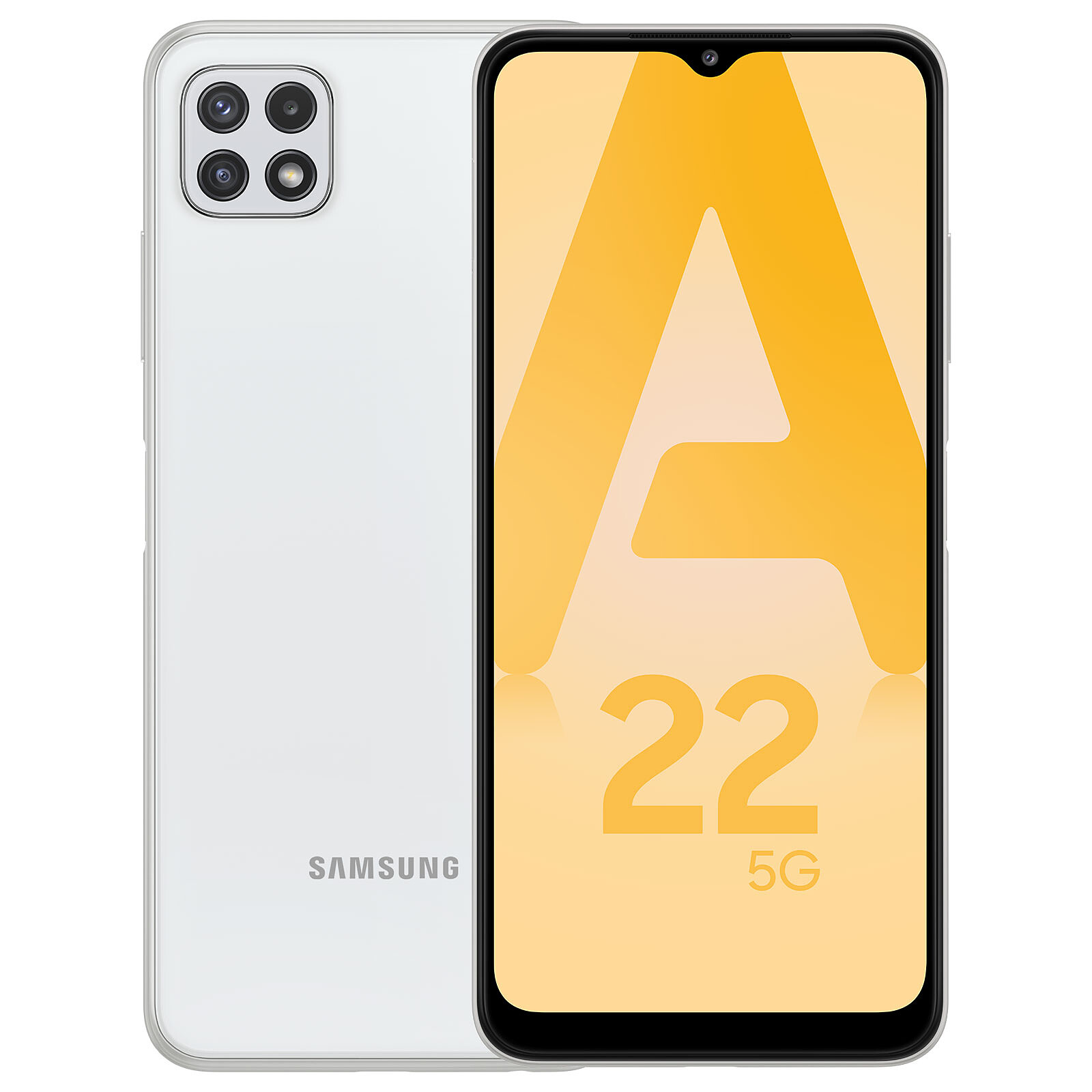Samsung Galaxy A22 5G White - Mobile phone & smartphone - LDLC 