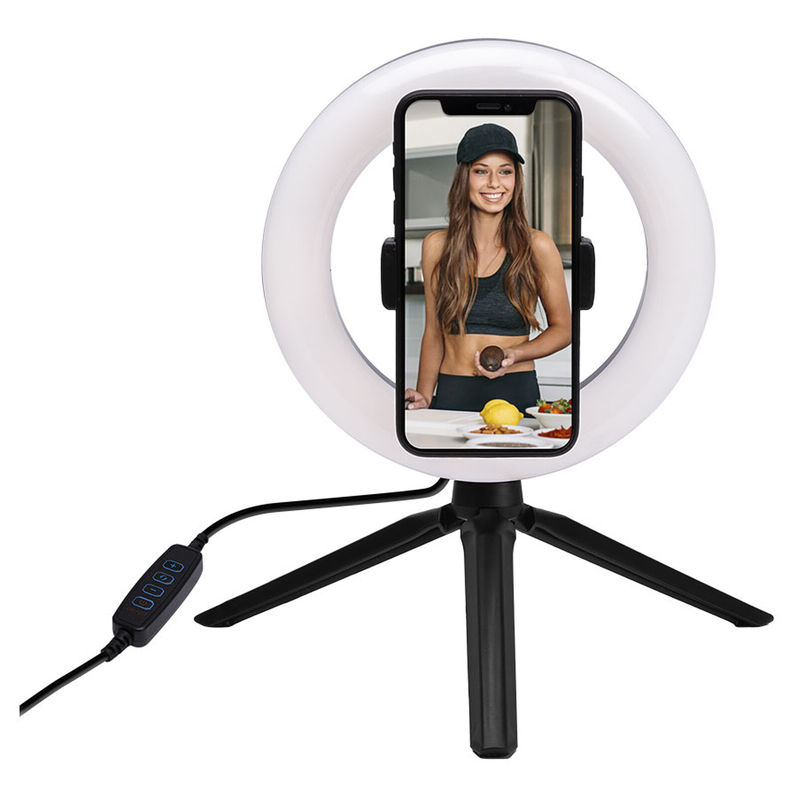 BIGBEN Vlogging Kit Tripod + LED Light L - Accessoires photo smartphone -  Garantie 3 ans LDLC
