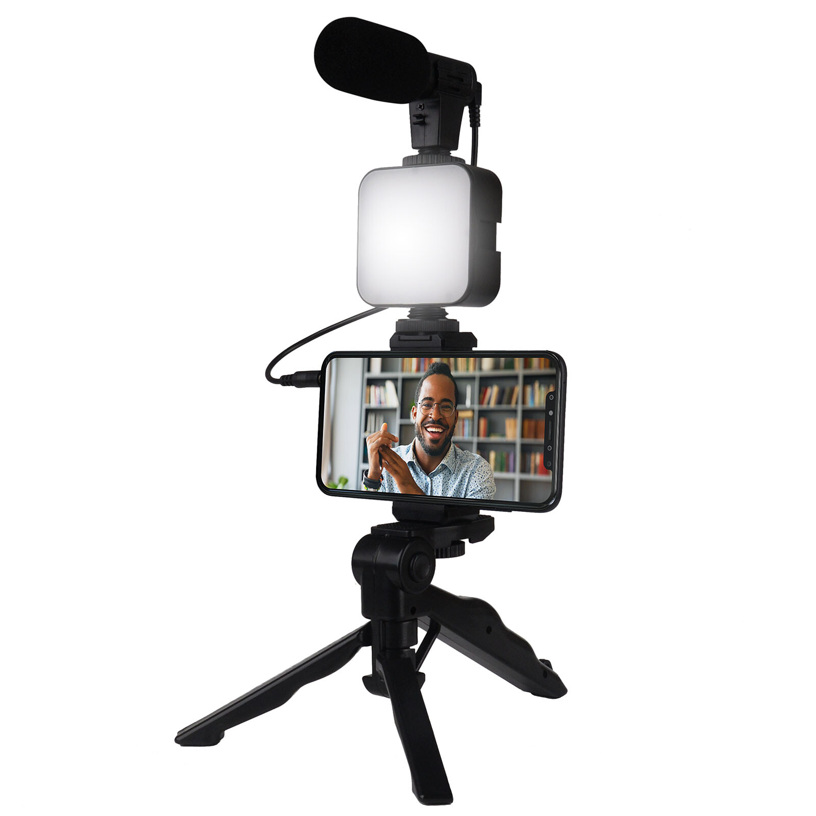 BIGBEN Kit de Vlogging Trípode + Luz LED XS - Accesorios foto para  Smartphone - LDLC