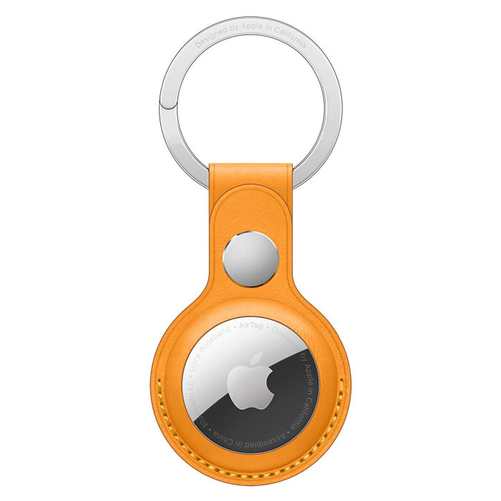 Trois porte-clés AIRTAG, Apple AIRTAG ouvert, cellule de bouton