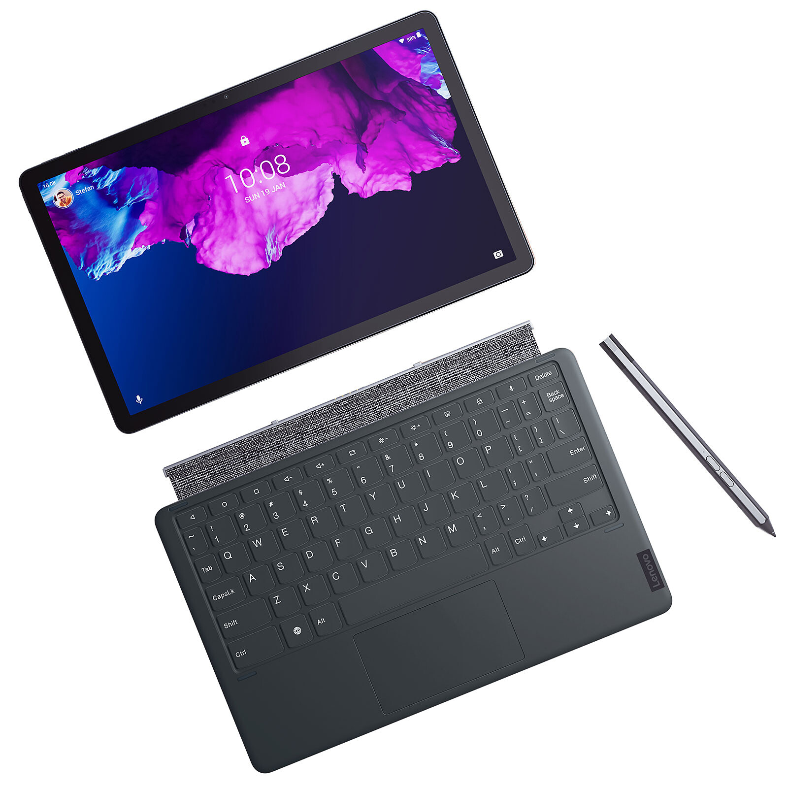 Lenovo Tab P11 Pro ZA7C0065FR Avec Pack Clavier Et Stylet Precision Lenovo Tab P11 Pro ZA7C0065FR Avec Pack Clavier Et Stylet Precision