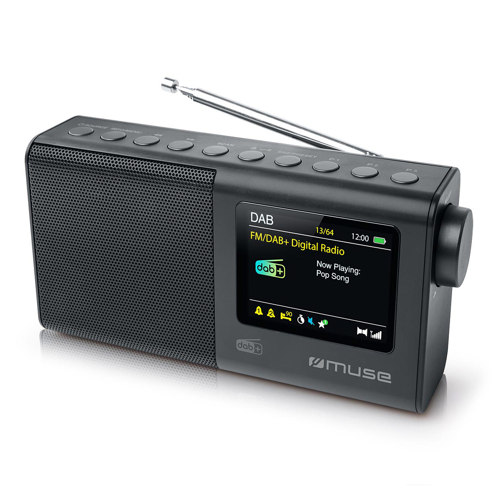 Muse M-117 DB - Radio & clock radio Muse on LDLC