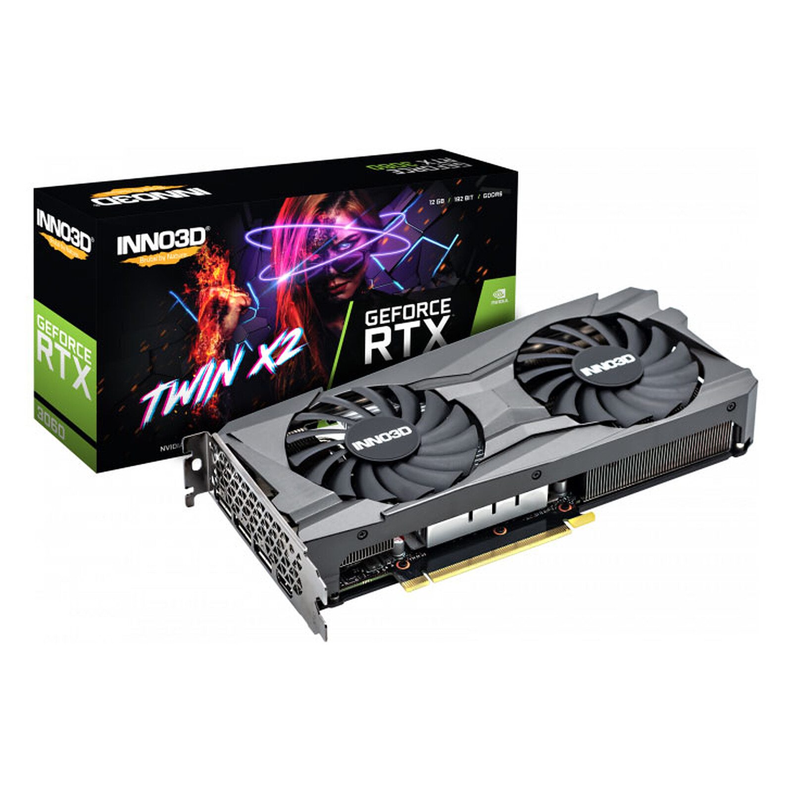 Carte Graphique - Palit GeForce RTX 3060 StormX 8GB