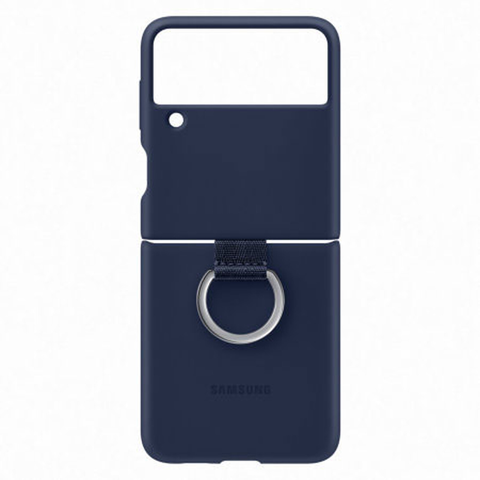 Funda de silicona Samsung anillo azul Galaxy Z Flip 4 - Funda de teléfono -  LDLC
