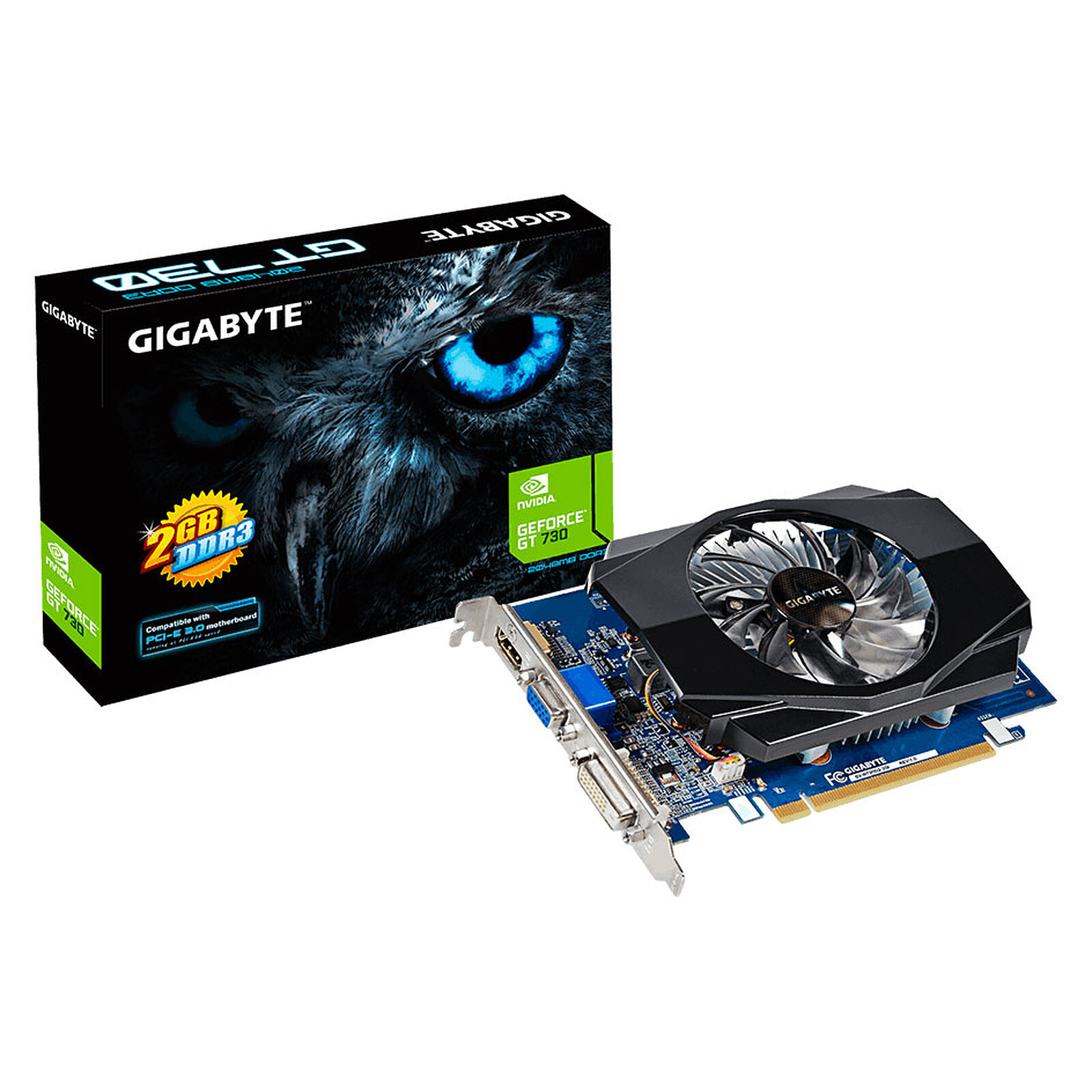 ASUS NVIDIA GeForce GT730-SL 4GB DDR3 128BIT PCI Express 2.0 VGA+DVI+HDMI