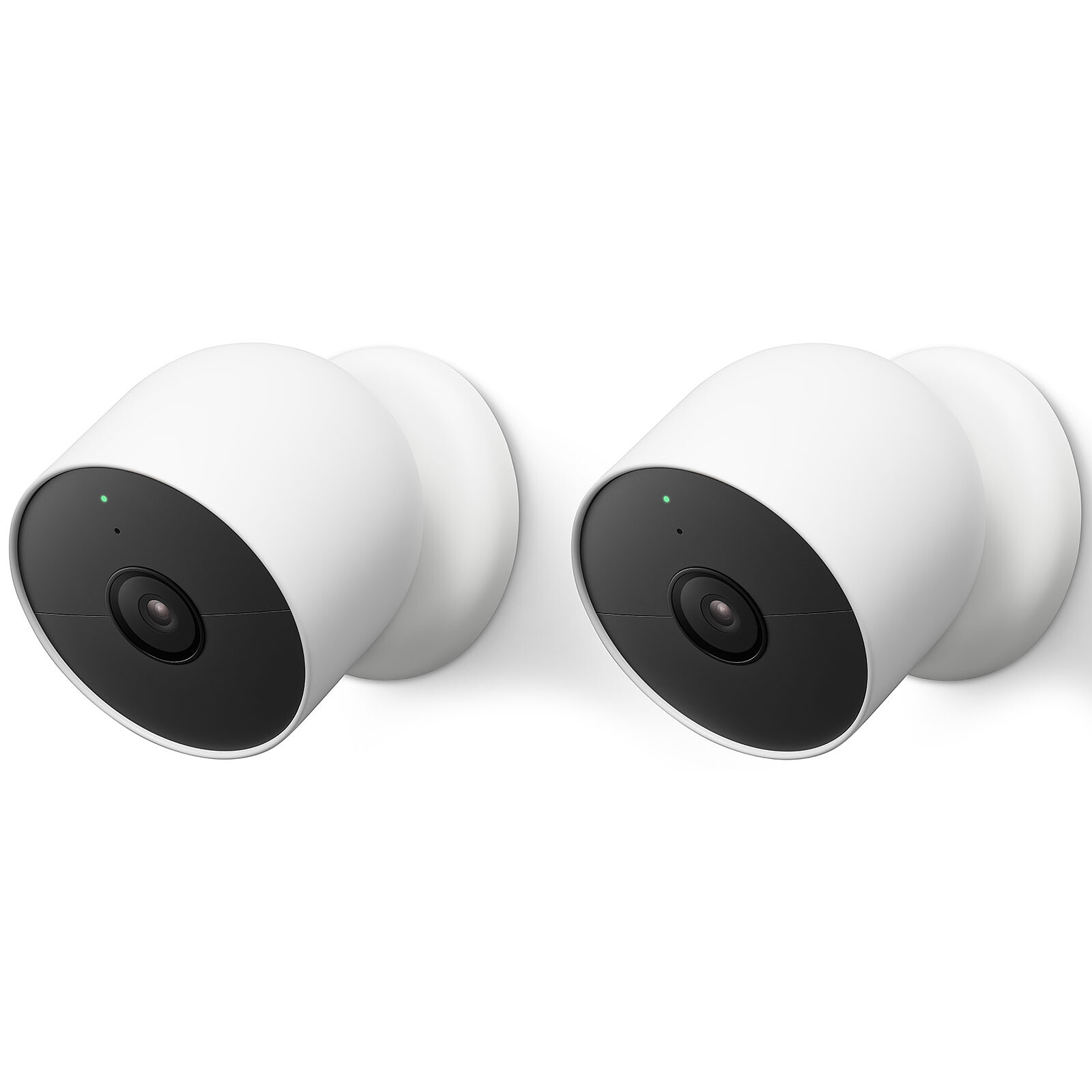 Caméra de surveillance sans fil Bluetooth Google Nest Cam intérieure- extérieure Blanc neige - Caméra de surveillance - Achat & prix