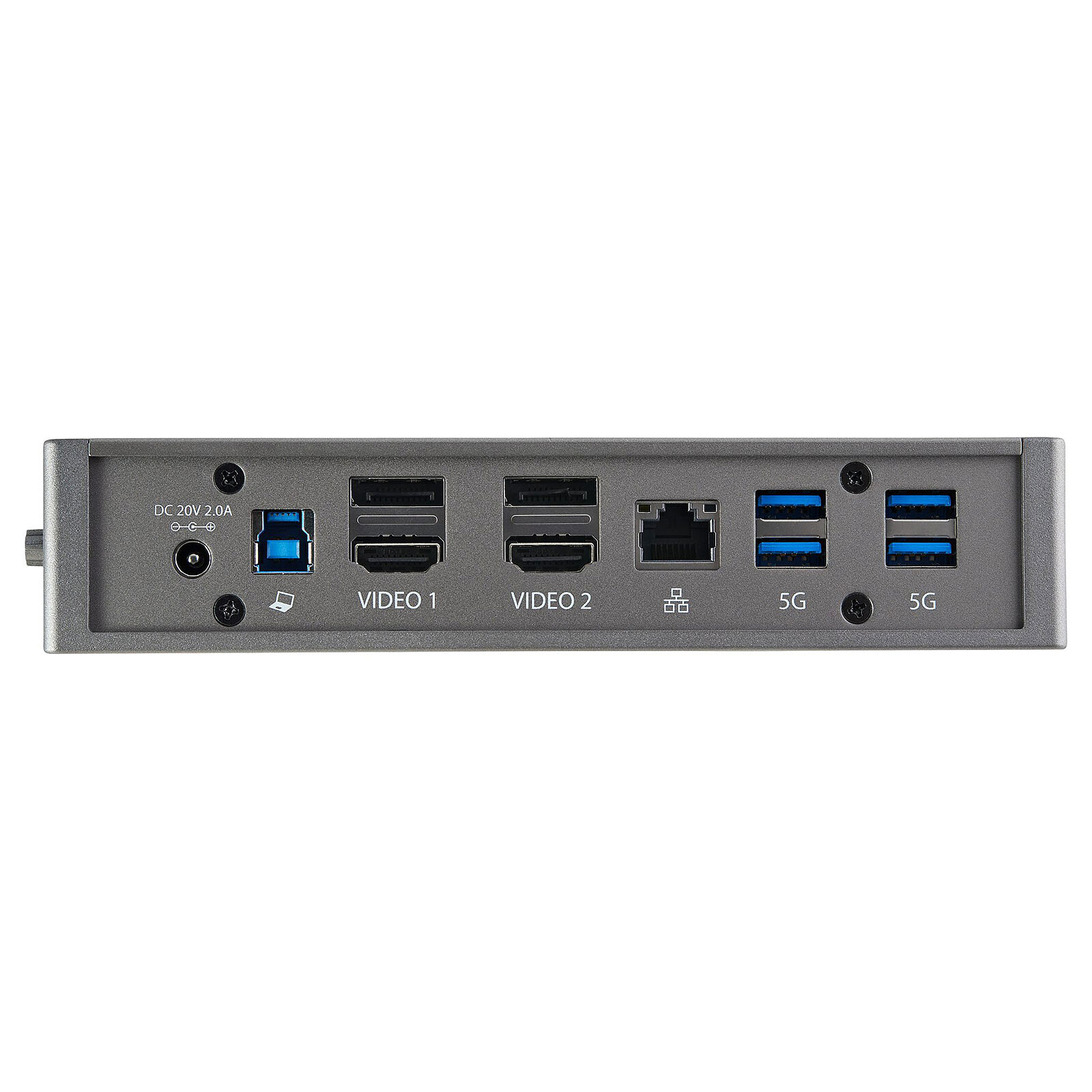 Estación de acoplamiento USB 3.0 híbrida para dos monitores 4K 60Hz  StarTech.com (DK30A2DHUUE) - Docking station Portátil - LDLC