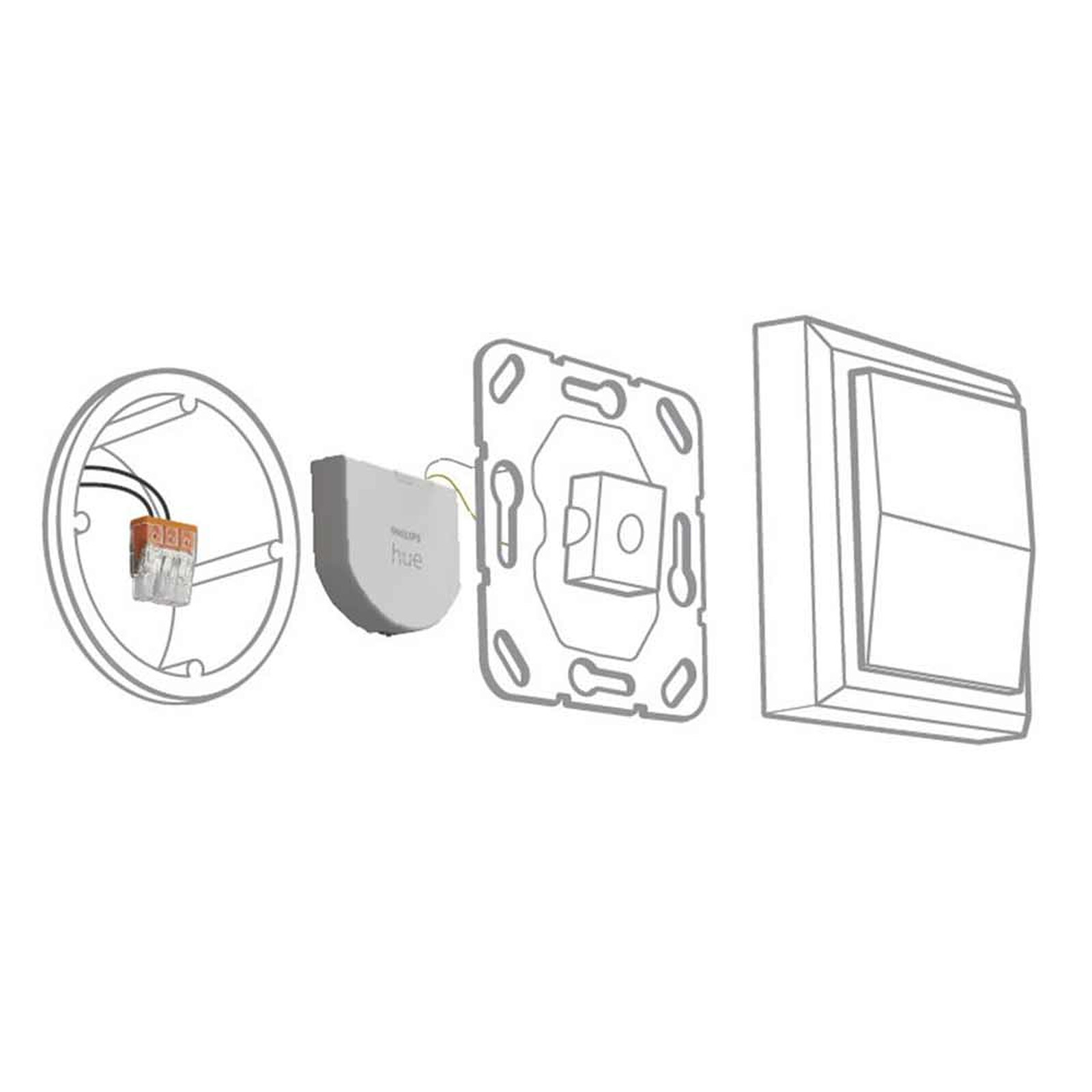 Philips Hue Wall Switch Module - Accessoire éclairage connecté - LDLC