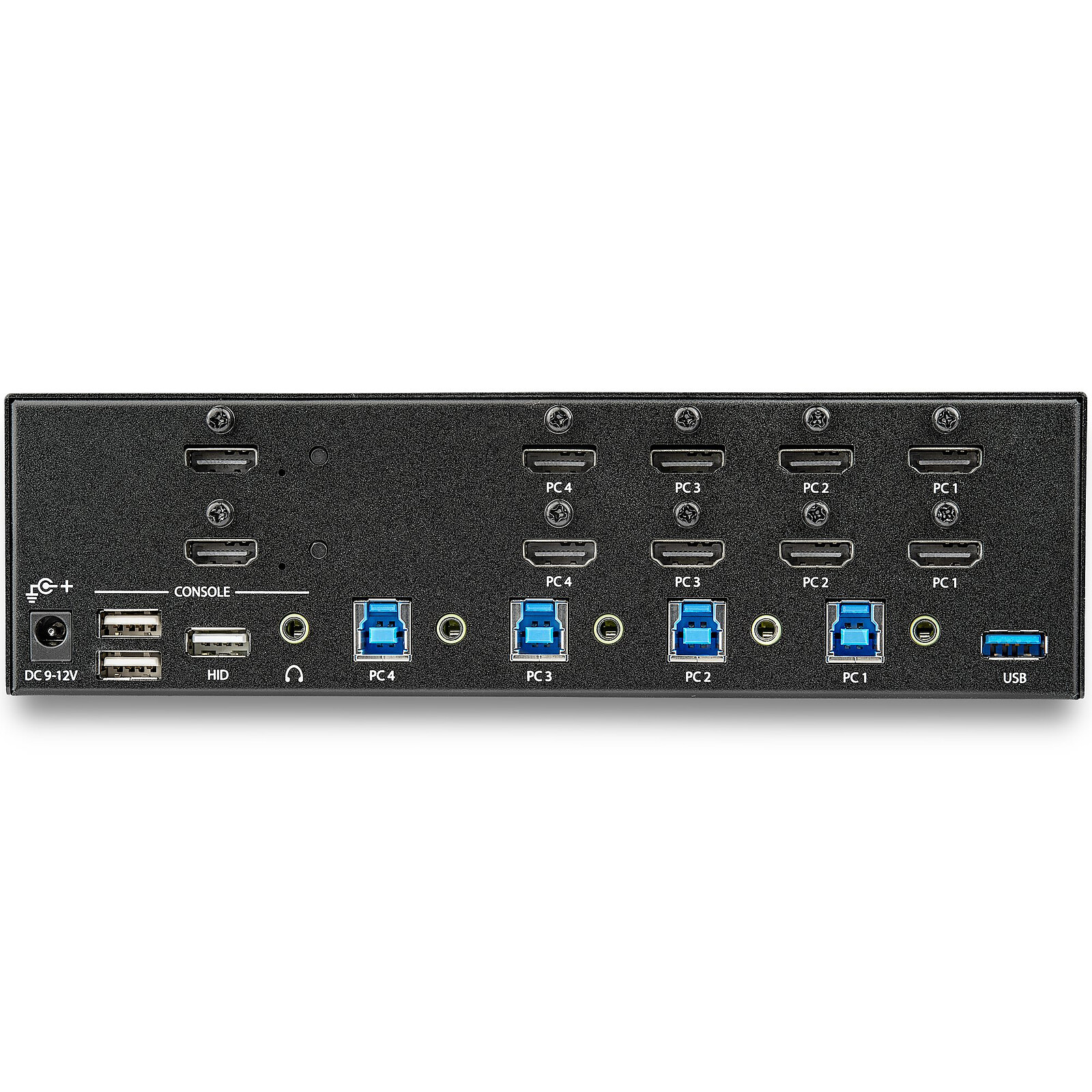 StarTech.com Switch KVM USB-C double affichage 4 ports HDMI avec hub USB  intégré - KVM - Garantie 3 ans LDLC
