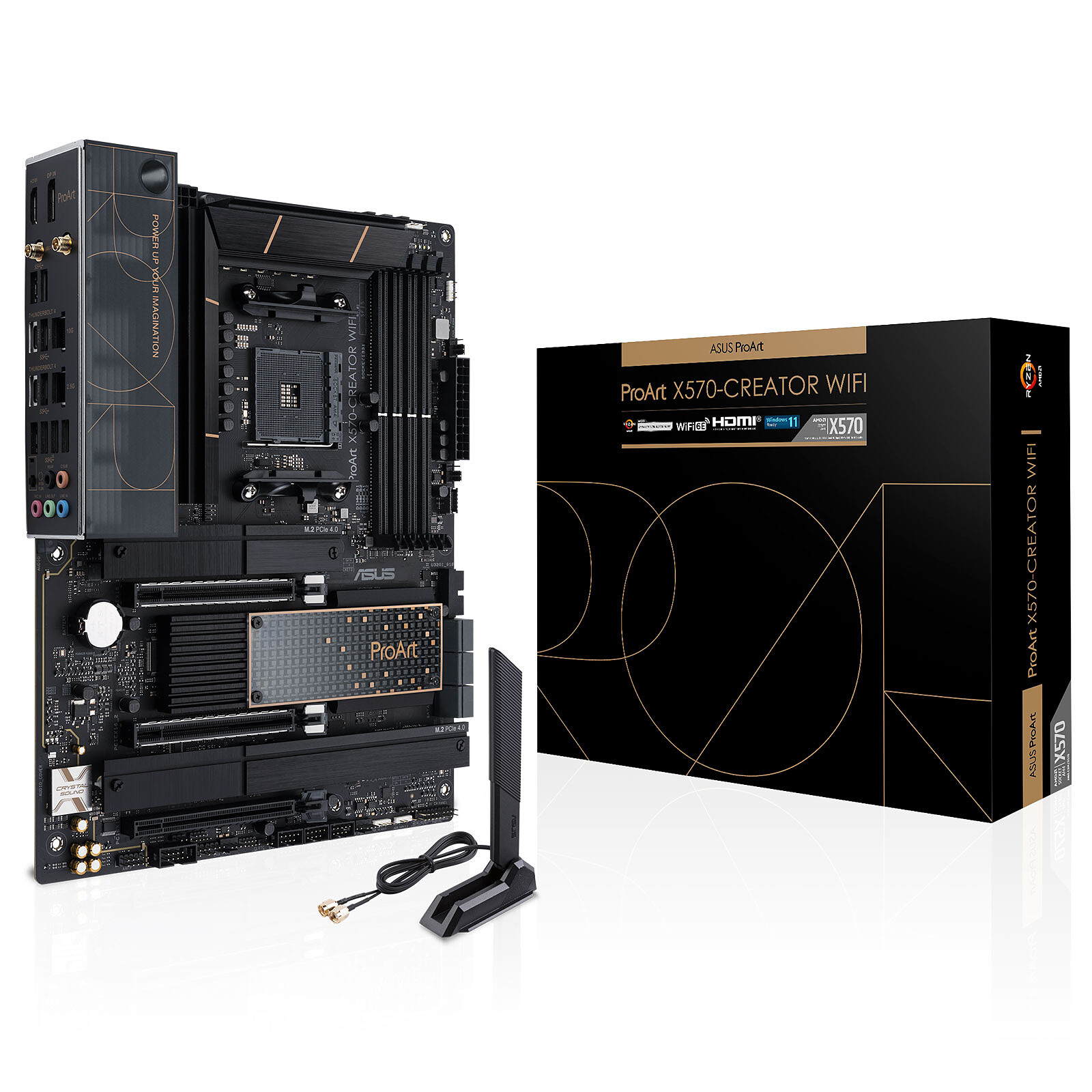 ASUS ROG STRIX B650-A GAMING WIFI – Carte mère gaming AMD Ryzen AM5 ATX  (12+2 phases d'alimentation, DDR5, 3 x M.2, PCIe 4.0, 2.5G LAN, WiFi 6E,  USB 3.2 Gen 2x2 Type-C