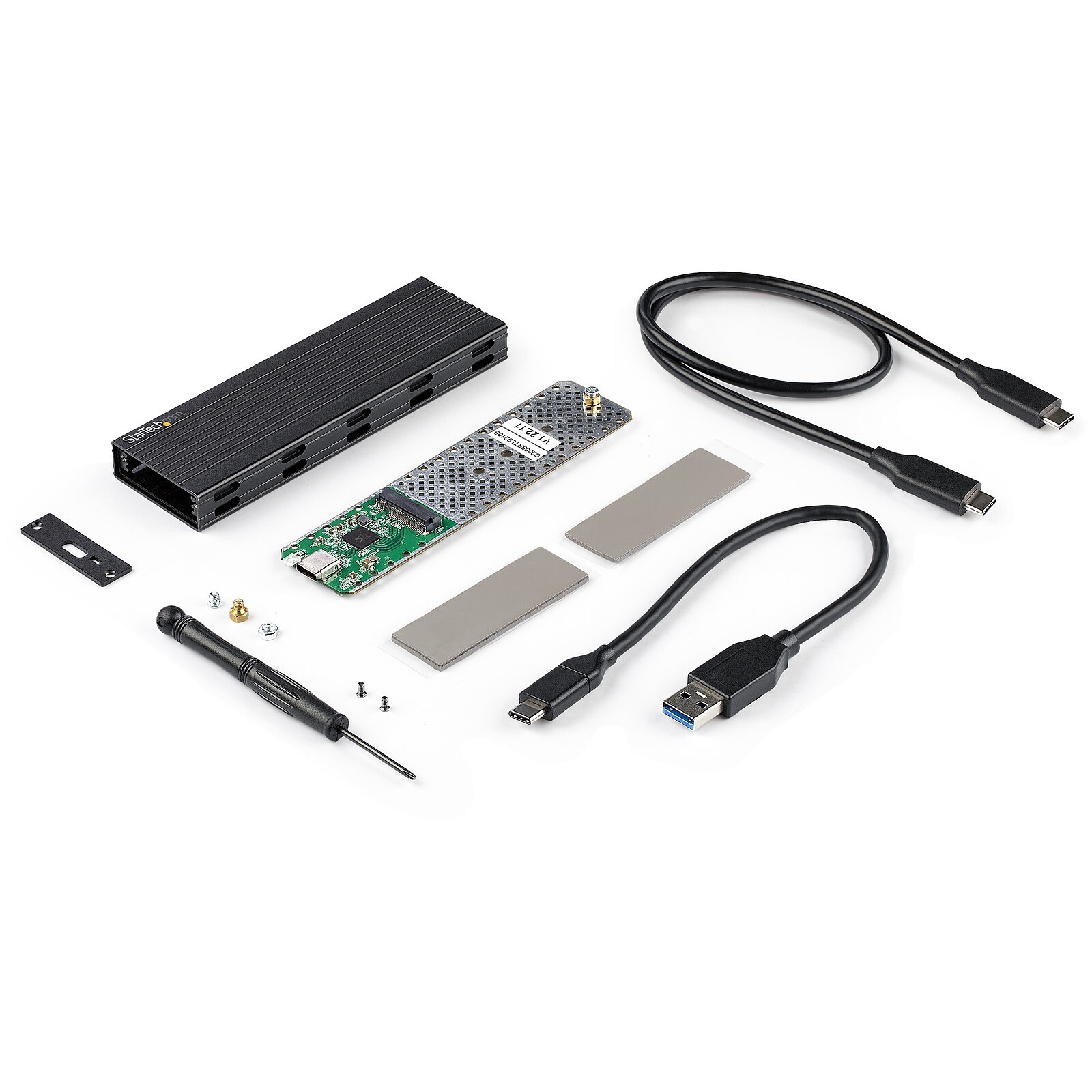Boîtier SSD M2 Boîtier NVMe Adaptateur SSD M.2 vers USB 3.1 - Boîtier SSD  M.2 NVMe 