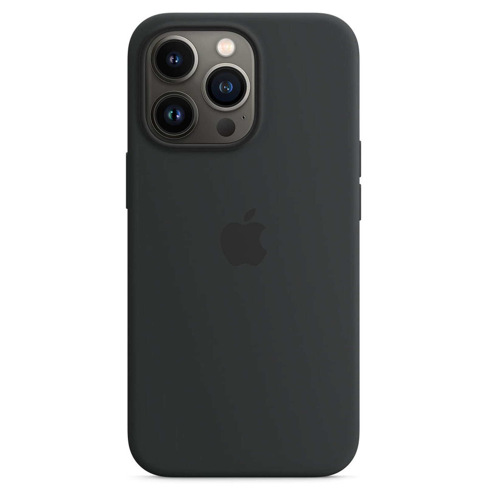 Funda De Silicona Dura Anti-Shock Apple Iphone 13 Transparente Con Cadena  Negra