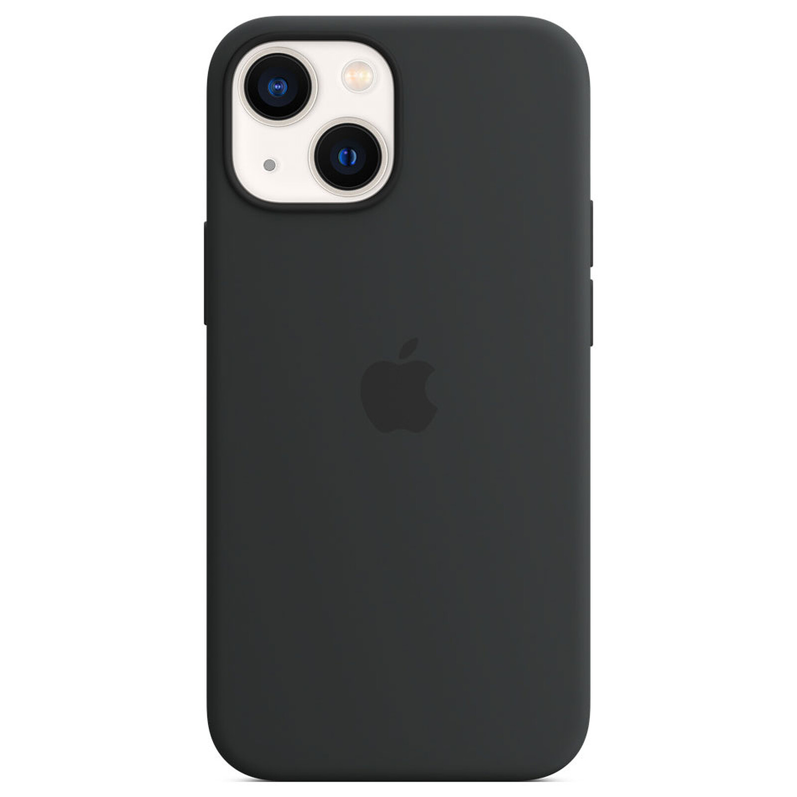 Case iPhone 14 Pro Max Rosa Palo Logo Silicon y Microfibra Funda