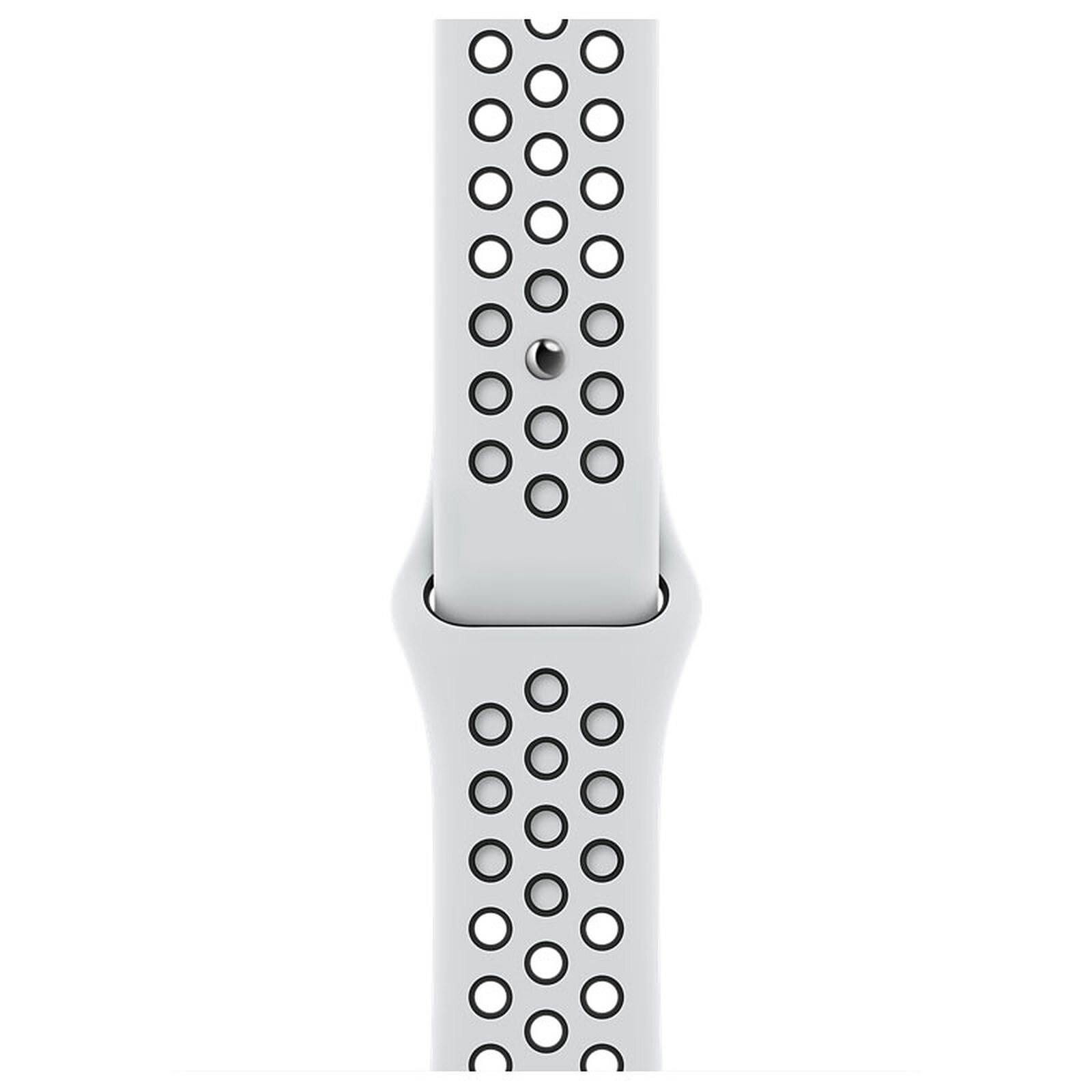 Apple Nike Sport Wristband 45mm Pure Platinum Black Wearable Accessories Apple On Ldlc