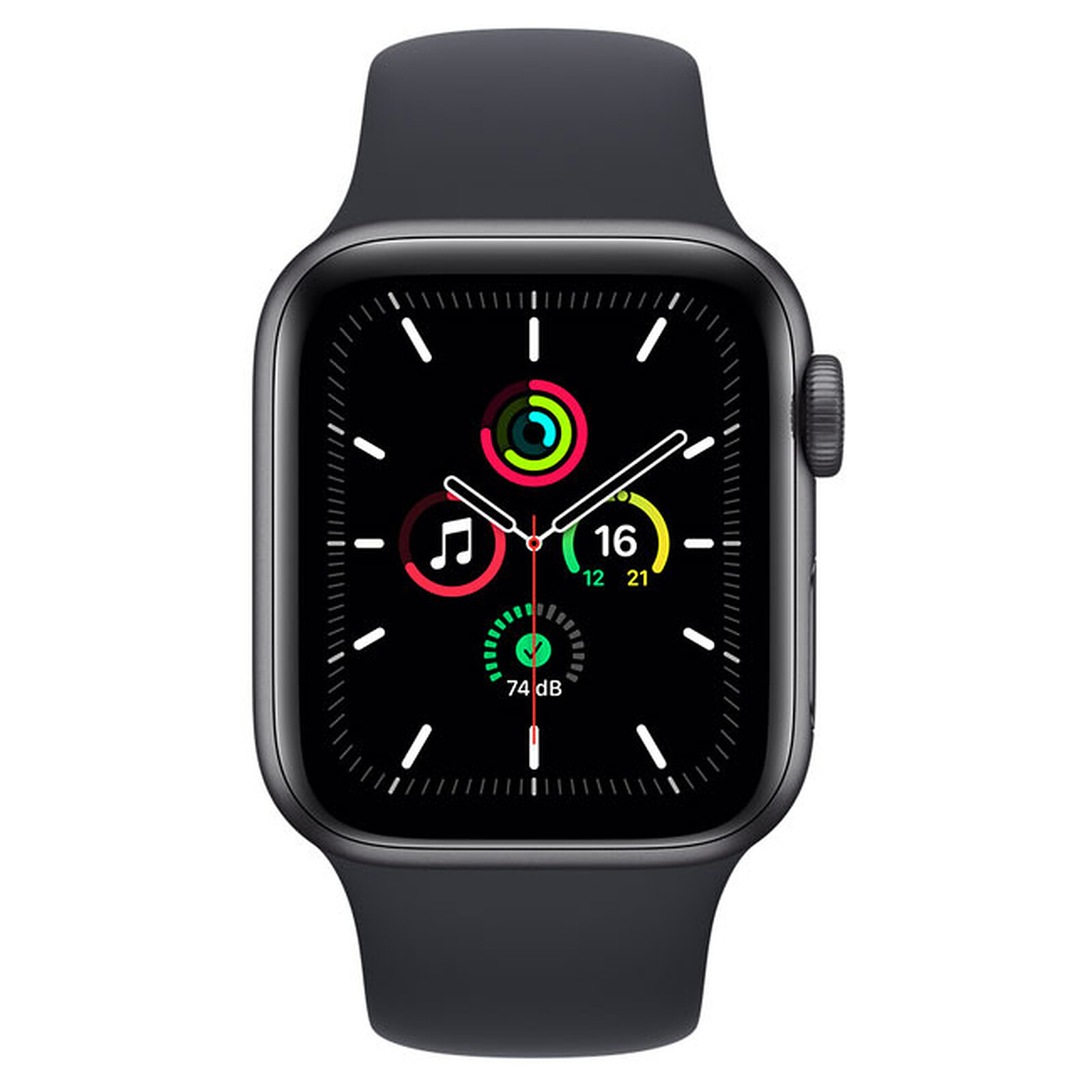 Apple Watch SE GPS Space Gray Aluminium Sport Band Midnight 40 mm