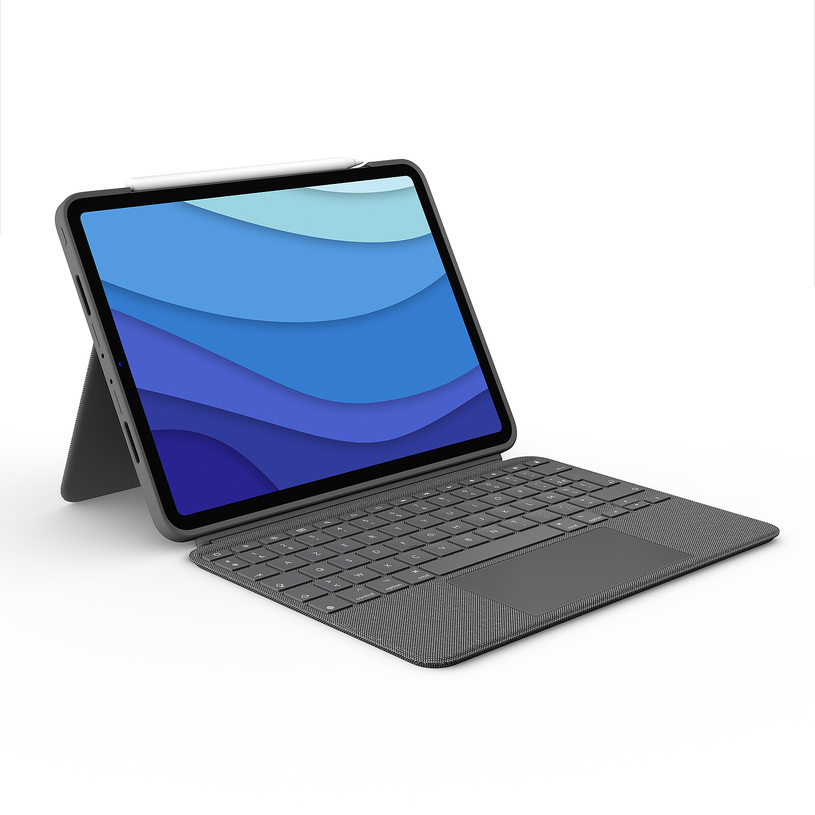 Logitech Combo Touch (iPad Pro 11) (Gris Oxford) - Etui tablette