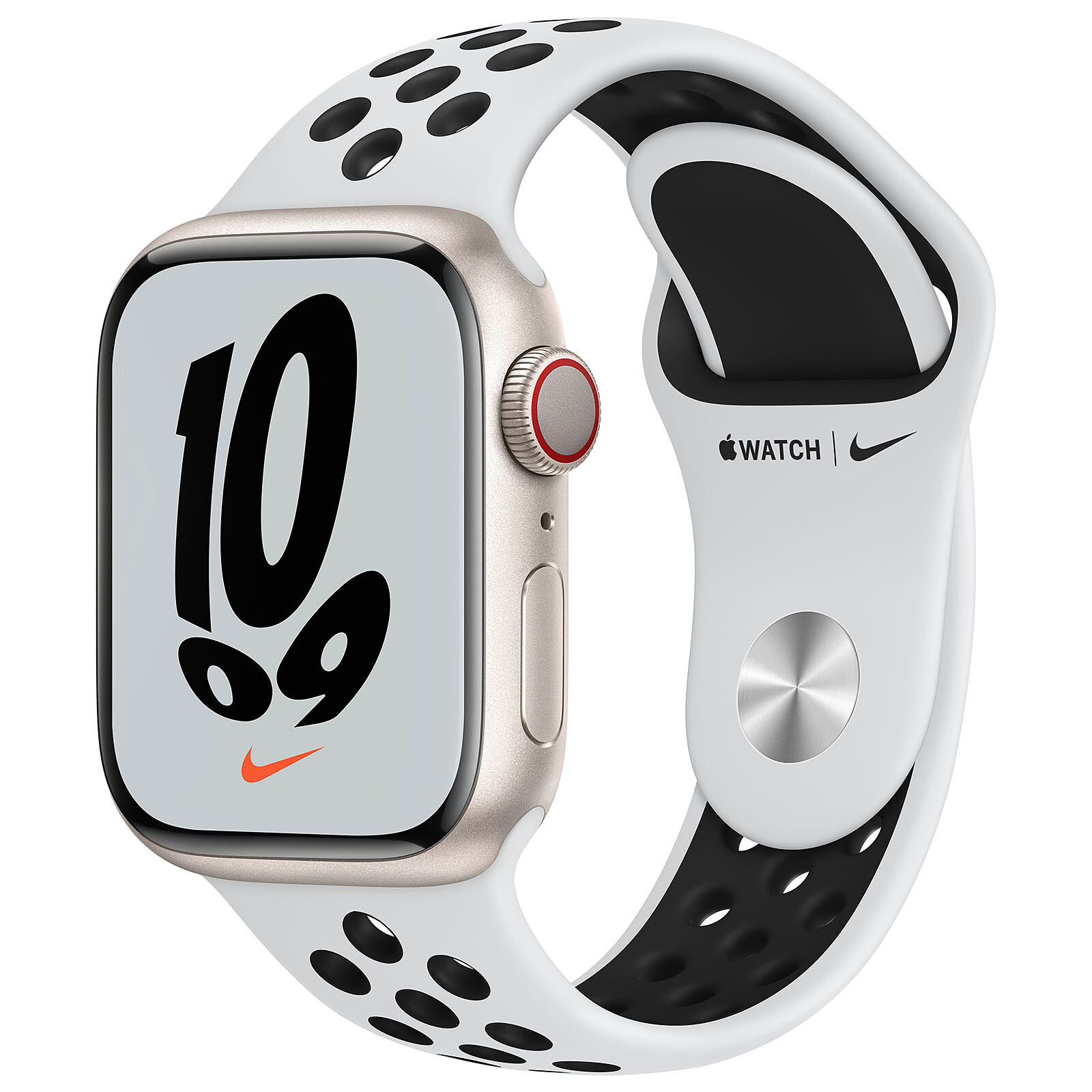 Apple Watch Nike Series 7 GPS + Cellular Aluminium Starlight Sport 