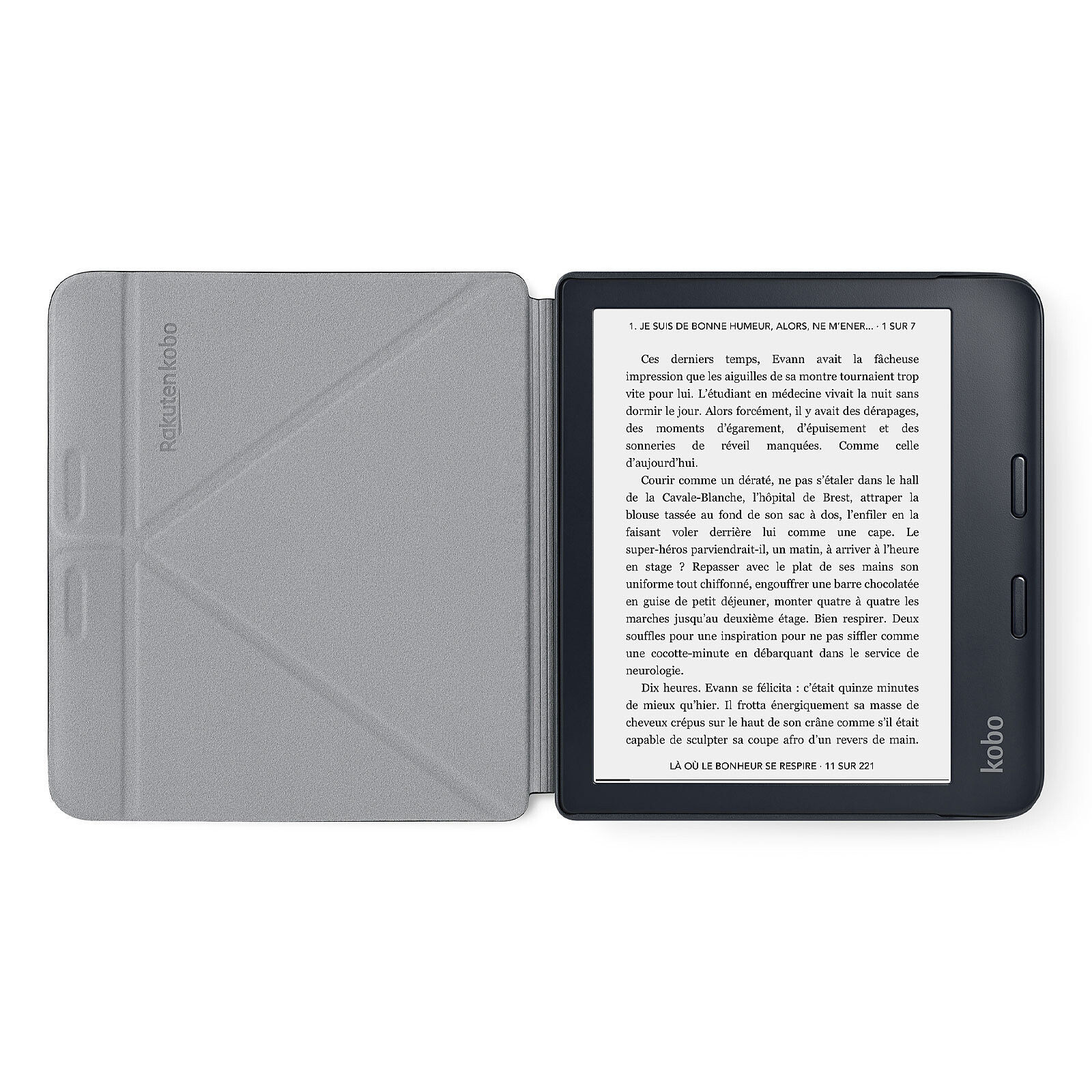 Kobo Libra 2 SleepCover Noir - Liseuse eBook - Garantie 3 ans LDLC