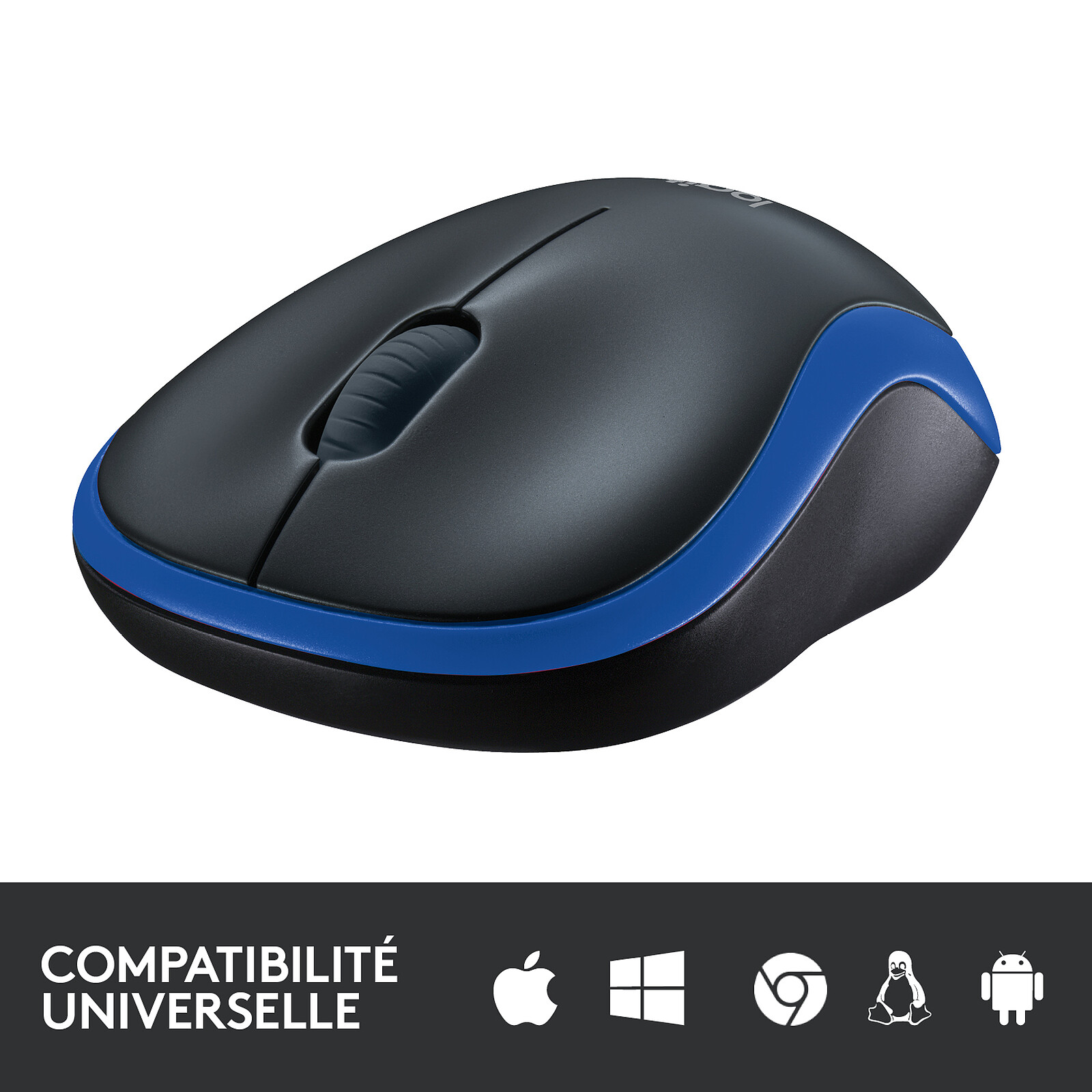 Logitech M171 Wireless Mouse (Bleu) - Souris PC - Garantie 3 ans LDLC
