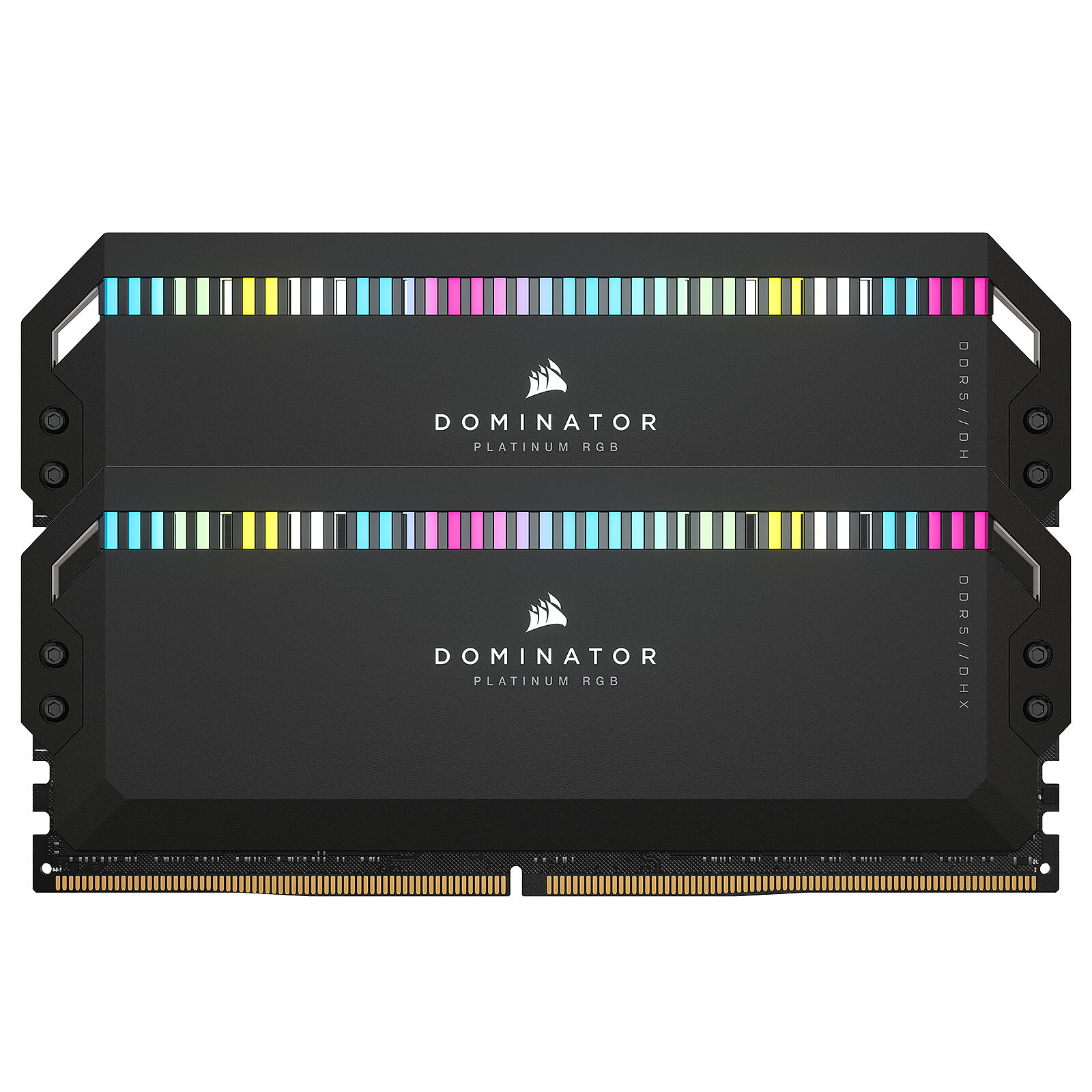 CORSAIR DOMINATOR PLATINUM RGB DDR5 RAM 32GB (2x16GB) 6400MHz CL32 Intel  XMP iCUE Compatible Computer Memory - Black (CMT32GX5M2B6400C32)