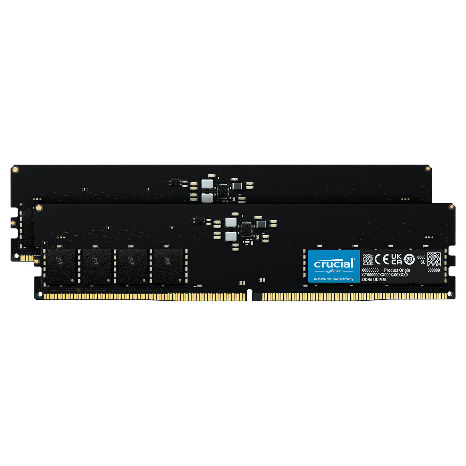 Crucial DDR5 64 Go 2 X 32 Go 5200 MHz CL42 M moire PC LDLC 