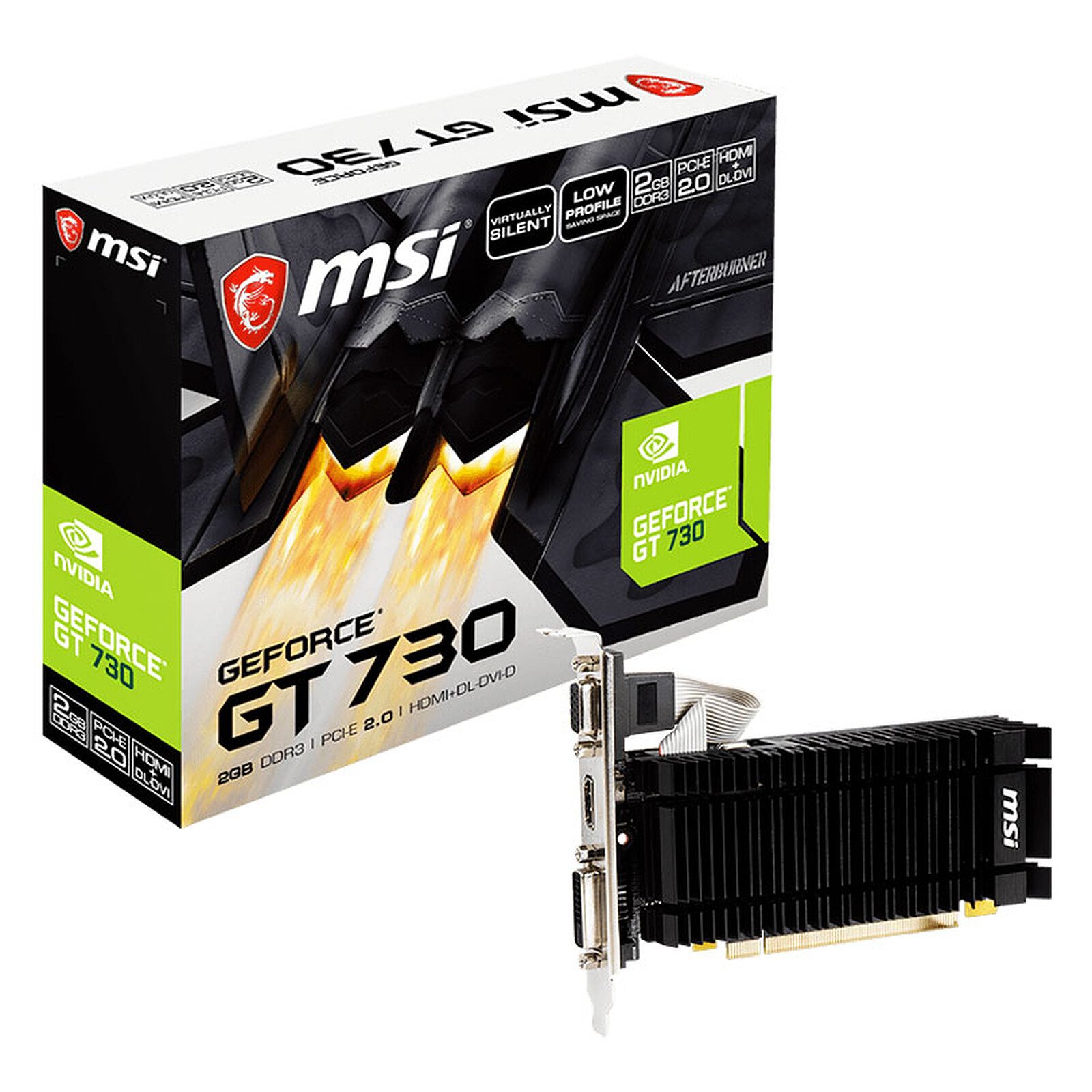 NEW Gaming Nvidia Geforce GT 730 4GB Low profile Graphics card VGA,HDMI&DVI  US