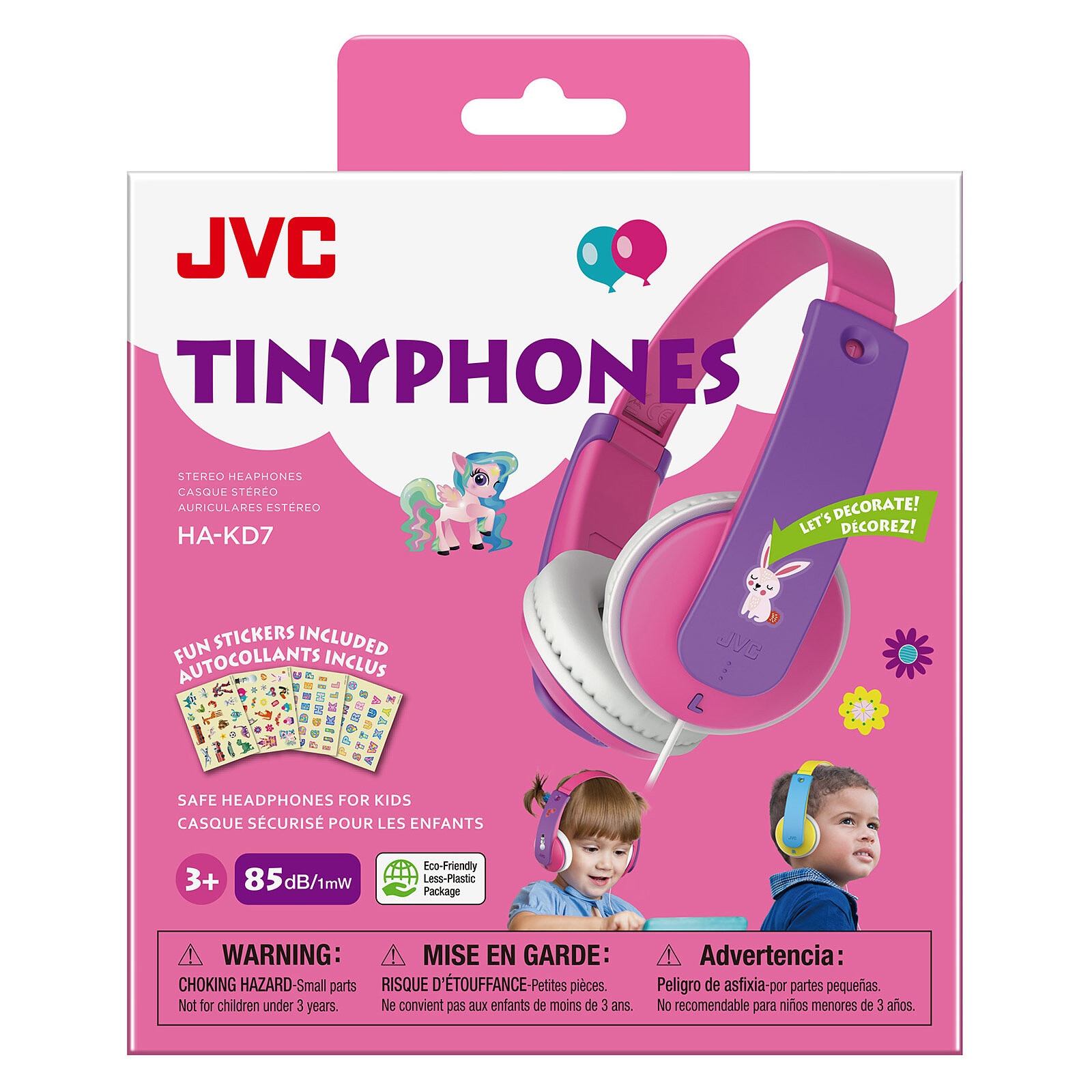 JVC HA-KD7 Rosa - Auriculares - LDLC