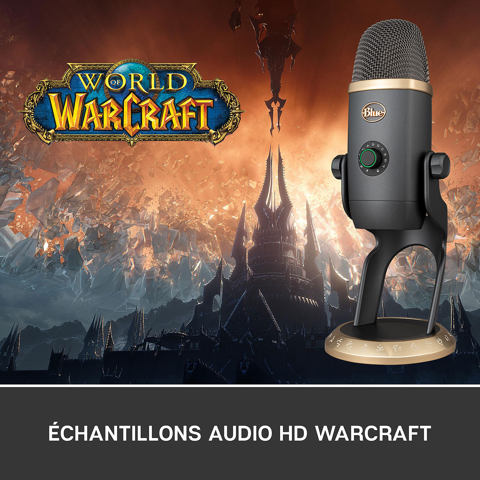 Blue Microphones Yeti X World of Warcraft Edition - Microphone - Garantie 3  ans LDLC