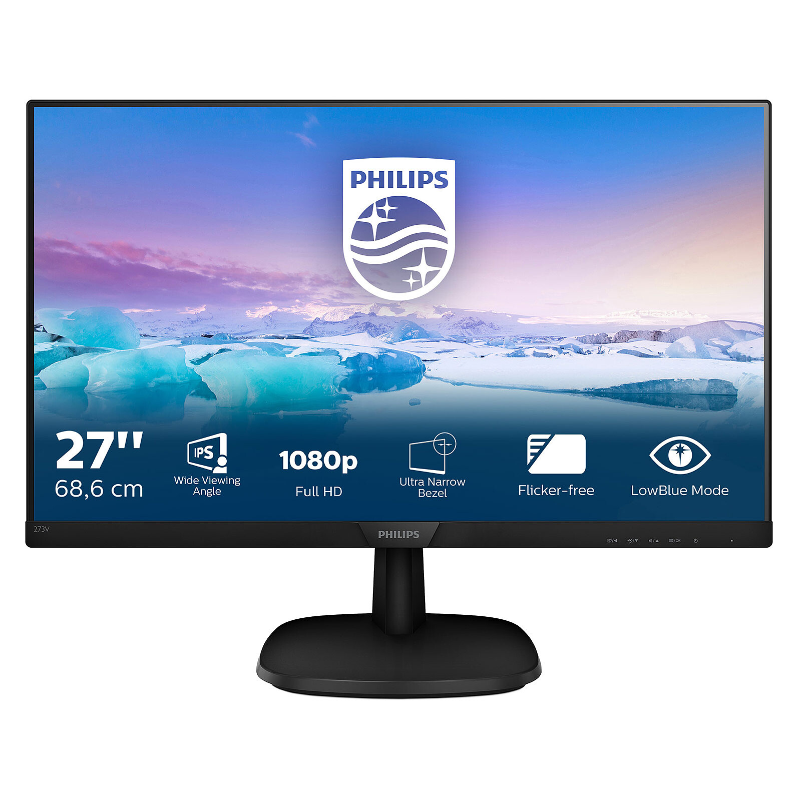 Philips 27 LED - 273V7QDAB/00 - Ecran PC - Garantie 3 ans LDLC