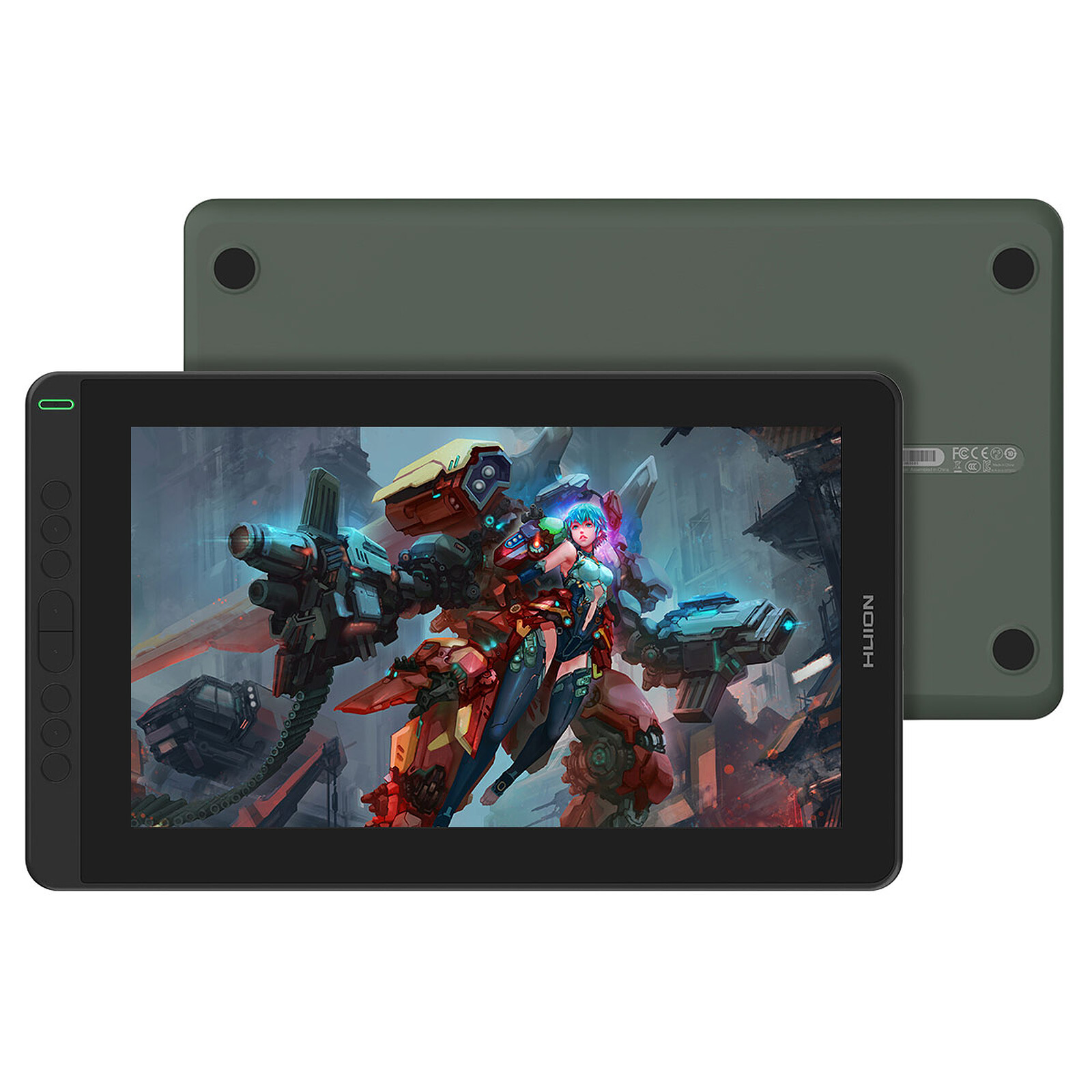 Huion Kamvas 13 Green - Graphics tablet - LDLC 3-year warranty