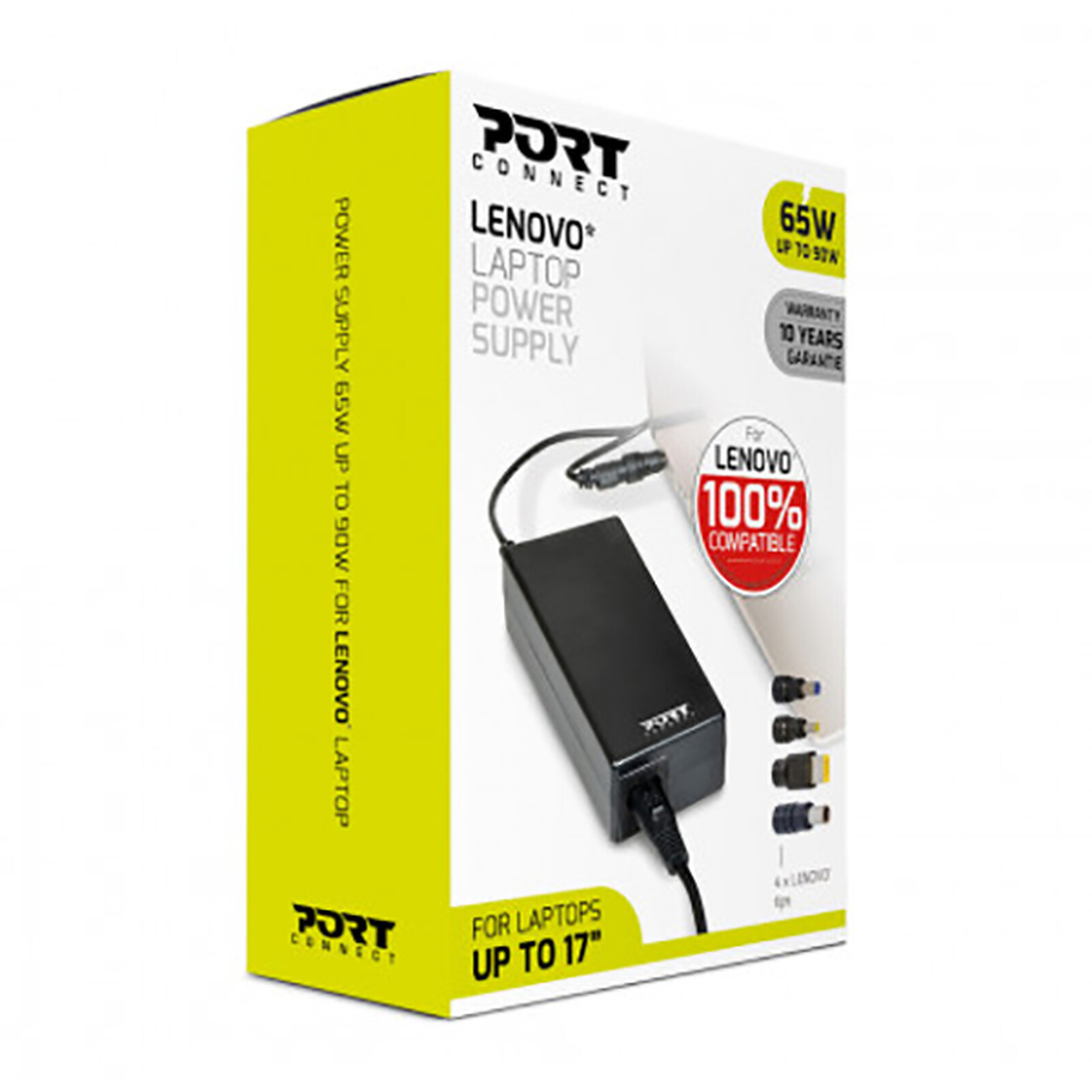 PORT Connect Lenovo Power Supply (65W) - Chargeur PC portable - Garantie 3  ans LDLC