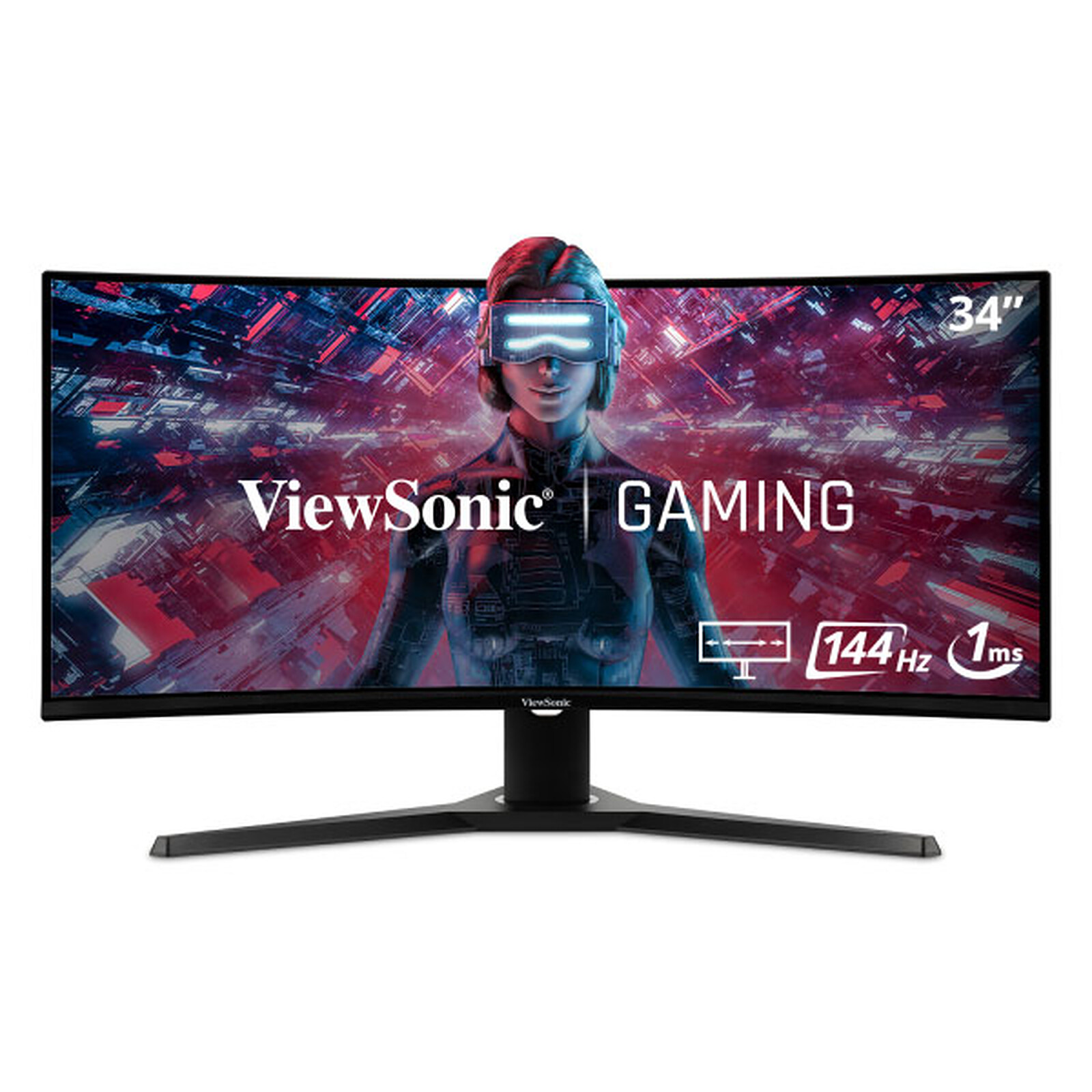 ViewSonic 34 LED - VX3418-2KPC - Ecran PC - Garantie 3 ans LDLC