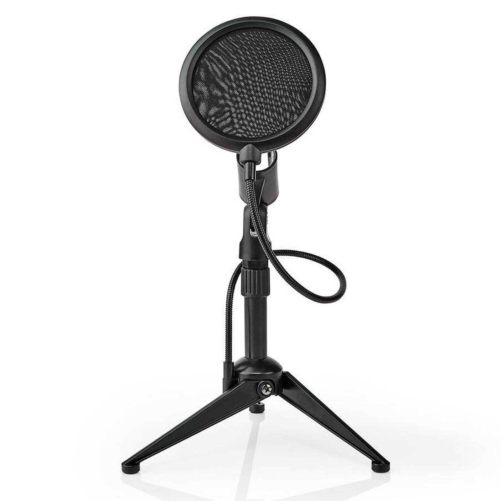 eStore Support de table pour microphone avec bras pivotant
