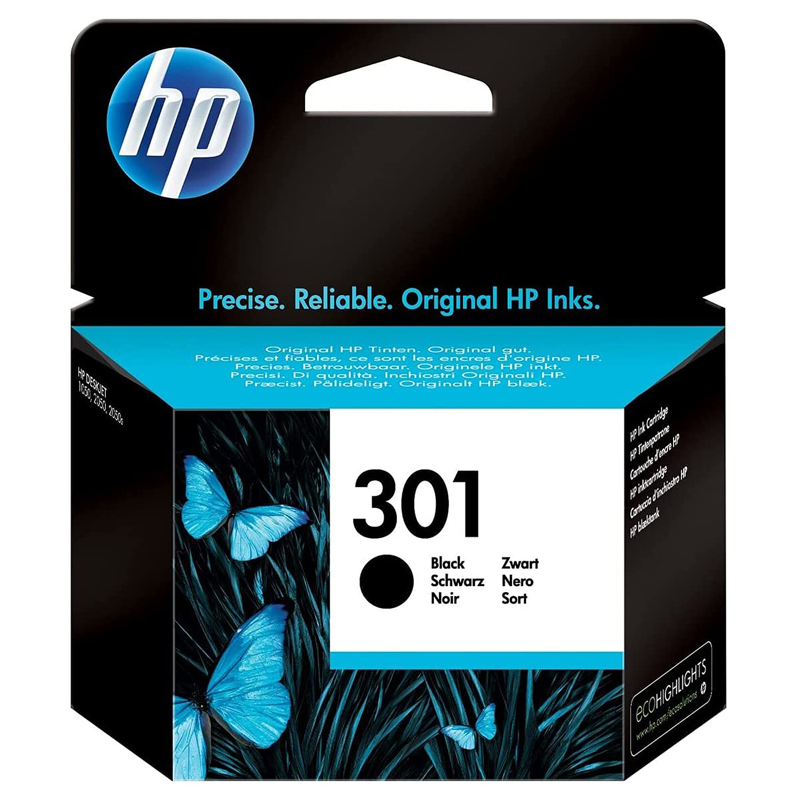HP 301 (CH561EE) - Noir - Cartouche imprimante - LDLC