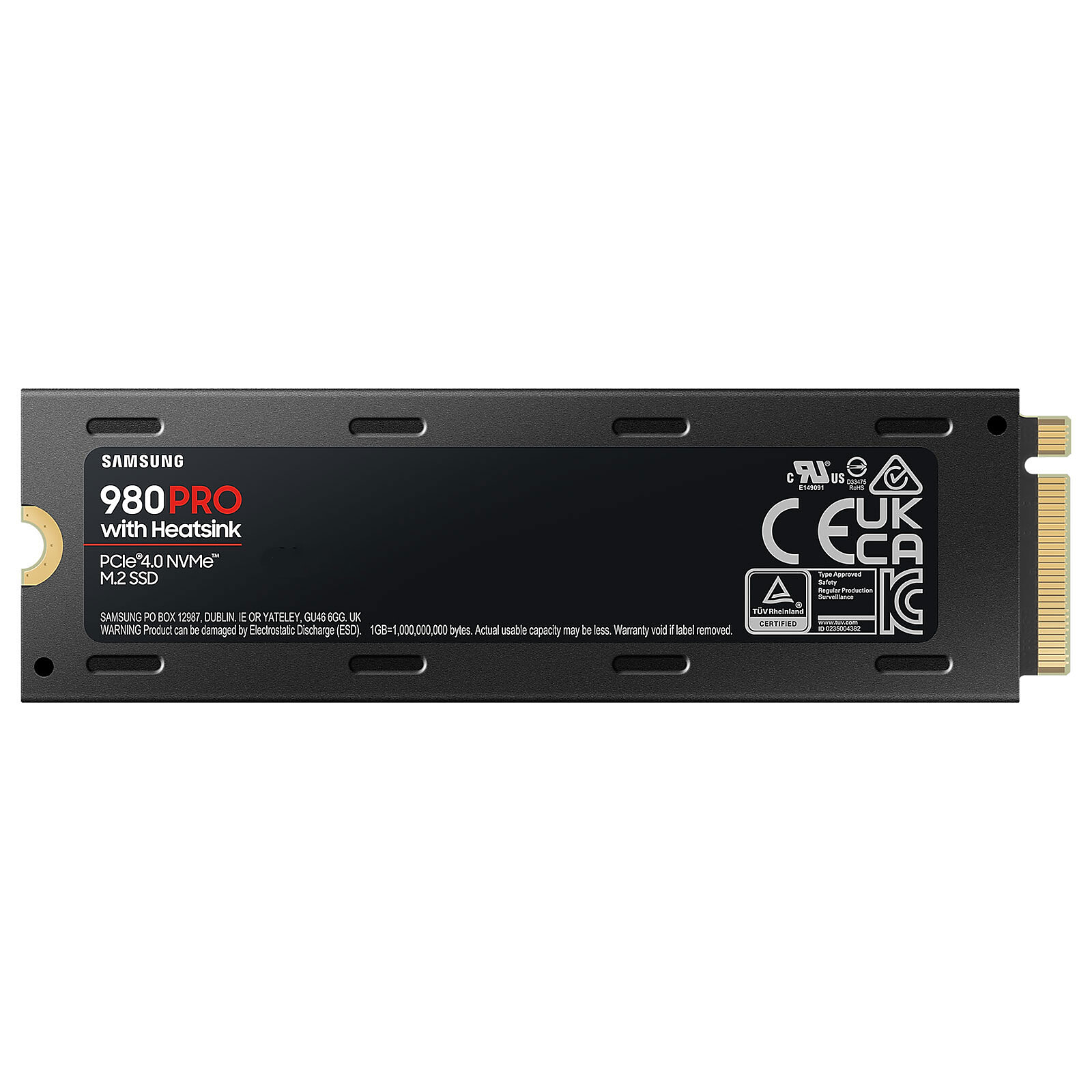 Samsung SSD 980 PRO M.2 PCIe NVMe 2 To avec dissipateur Disques SSD