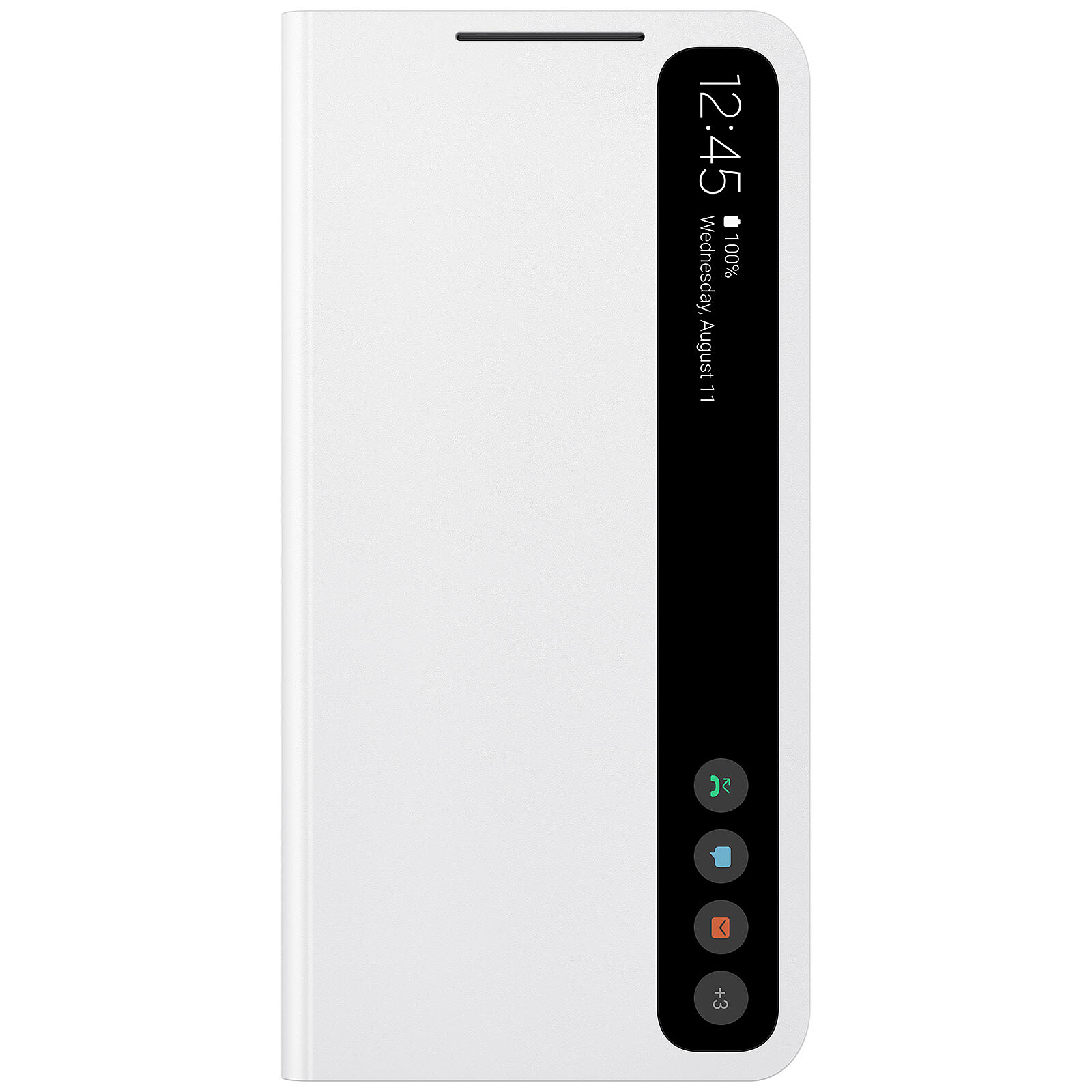 PHONILLICO Coque pour Samsung S21 FE 5G Portefeuille Noir Rabat Clapet Aimanté Rangement Cartes