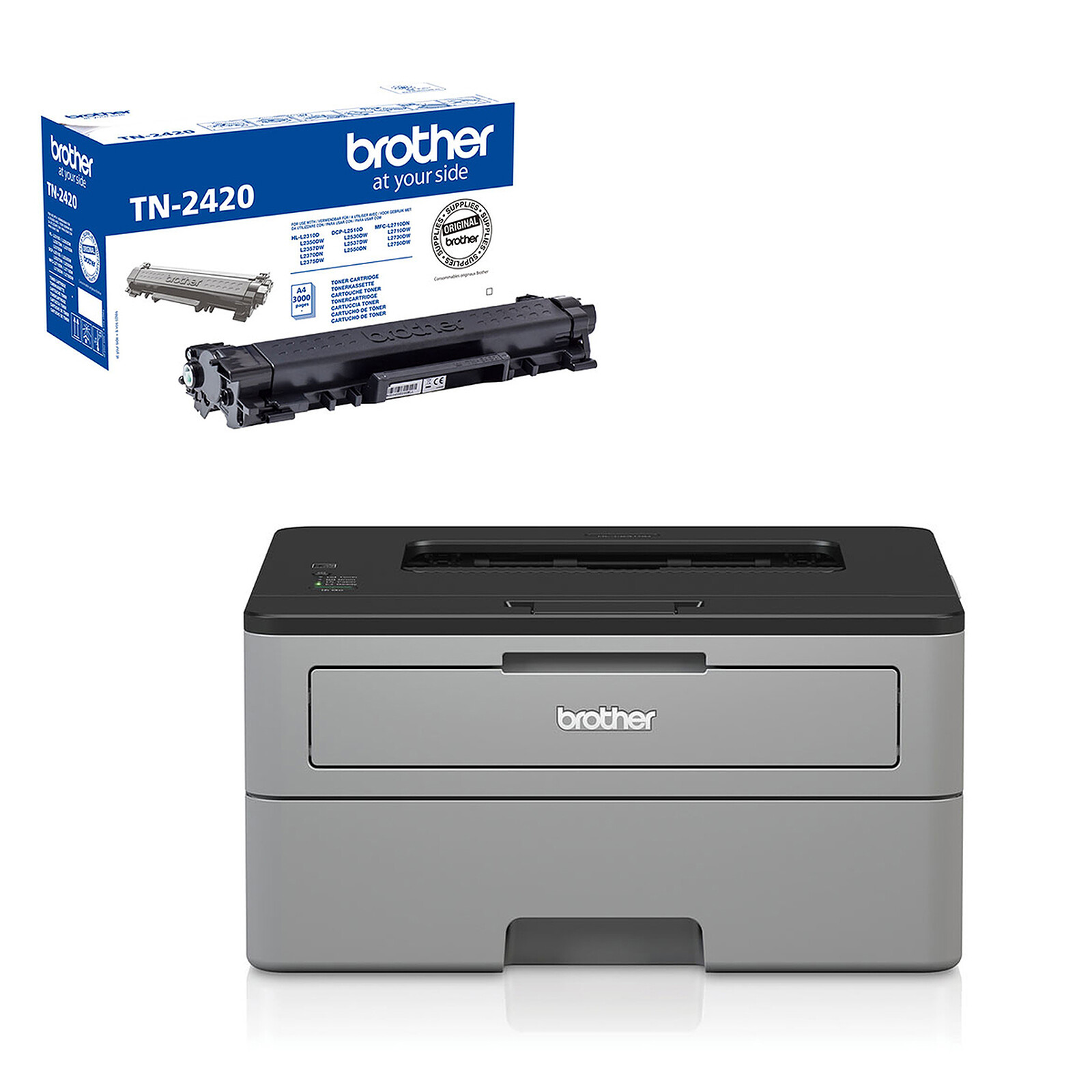 Brother HL-L2310D + 1x TN-2420 - Laser printer - LDLC 3-year warranty