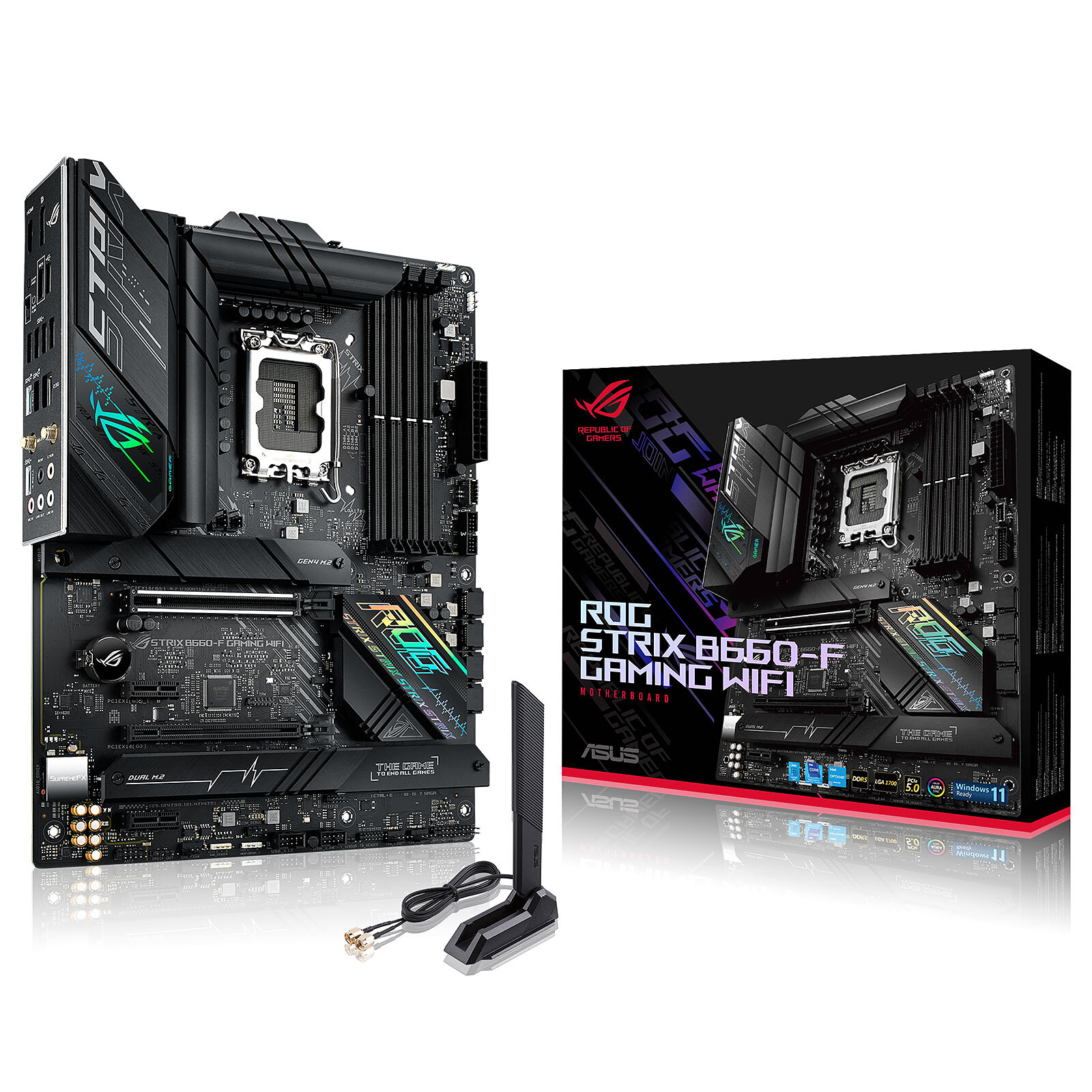 ASUS ROG STRIX B660 F GAMING WIFI Motherboard LDLC Holy Moley