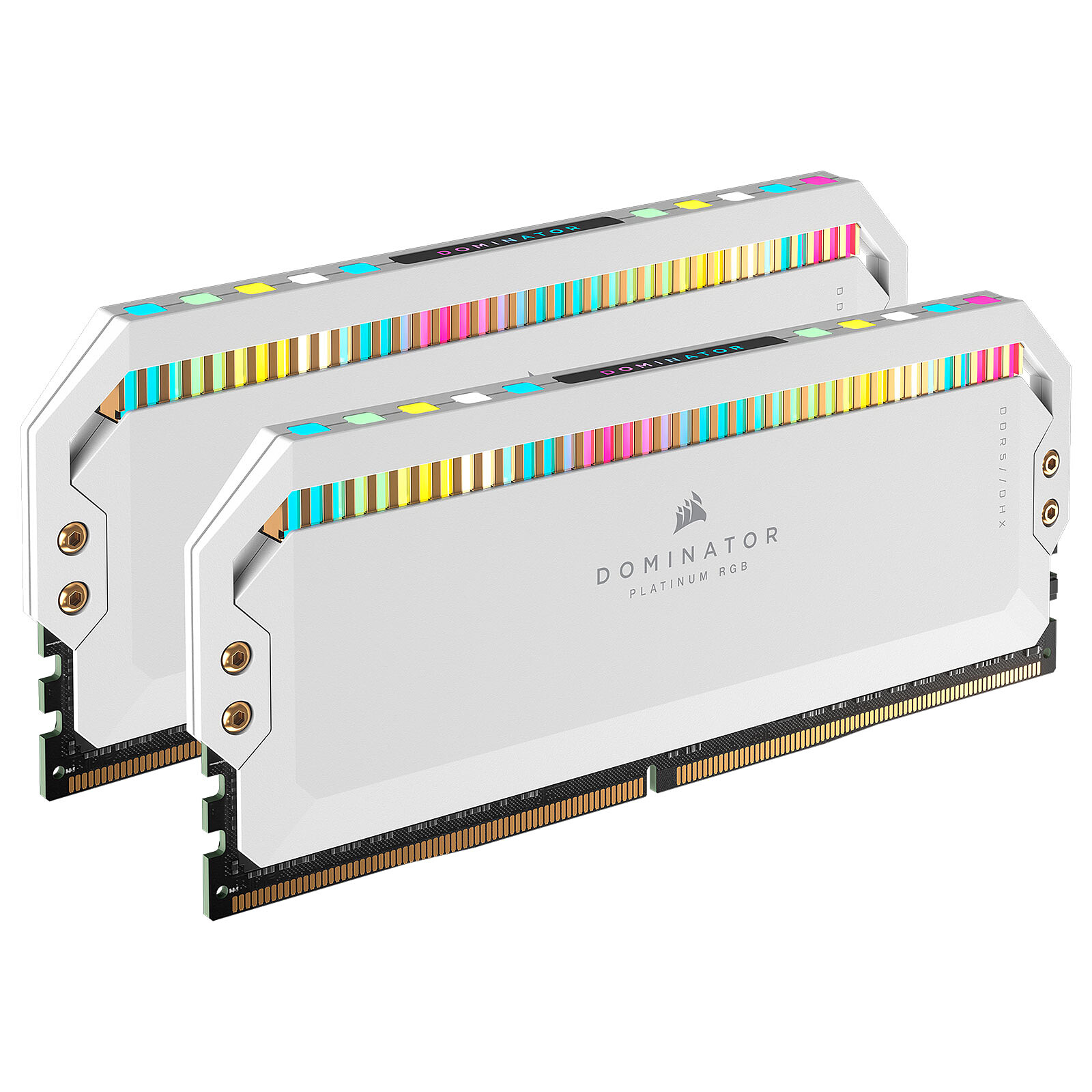 Corsair Dominator Platinum DDR5 RGB 64 Go (2 x 32 Go) 5600 MHz CL40 - Blanc  - Mémoire PC - LDLC