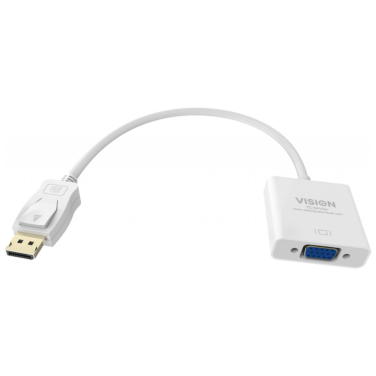 HP DisplayPort to VGA Adapter - AS615AA - Cable Connectors 