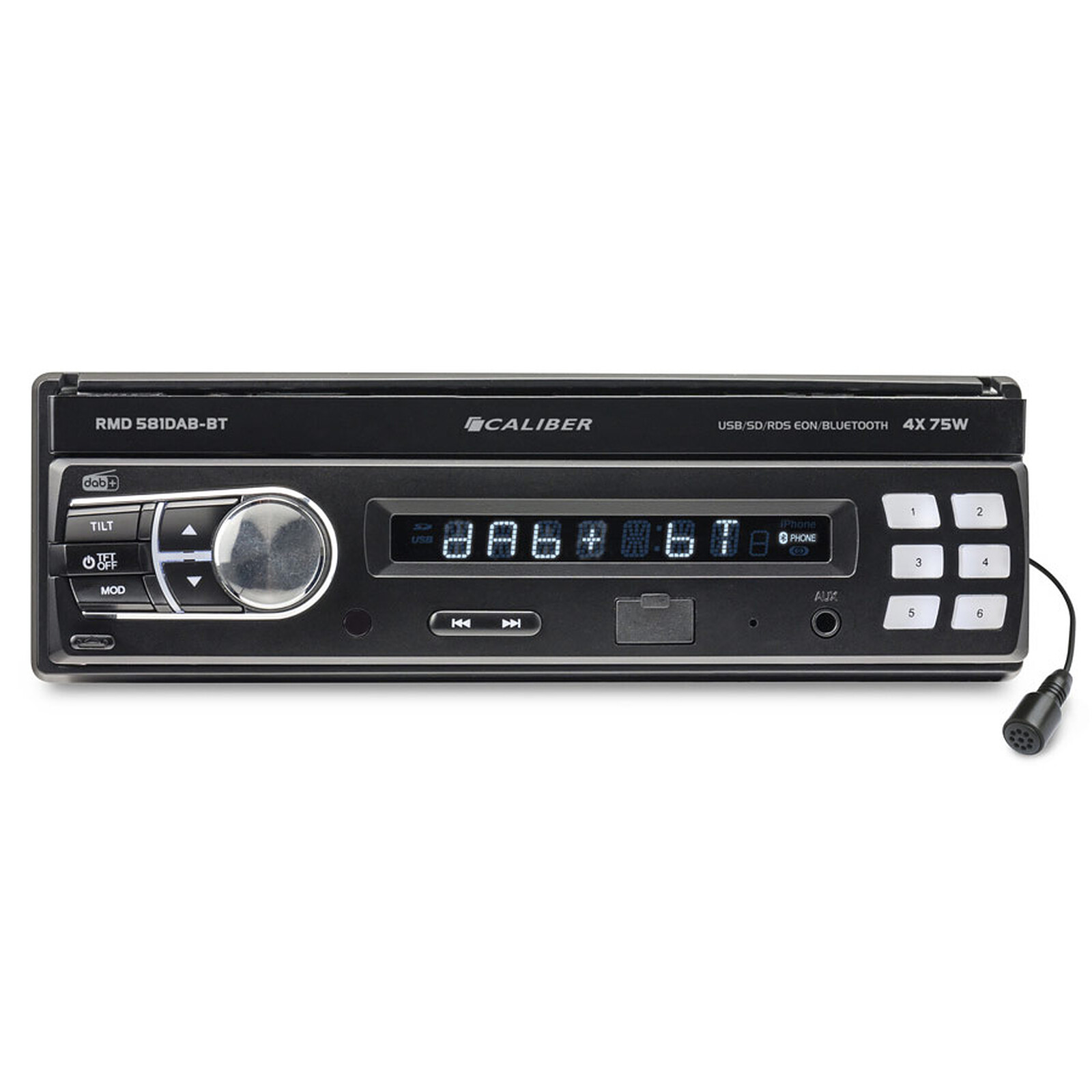 CALIBER - Autoradio Bluetooth, Lecteur CD, Radio DAB+ et FM - USB