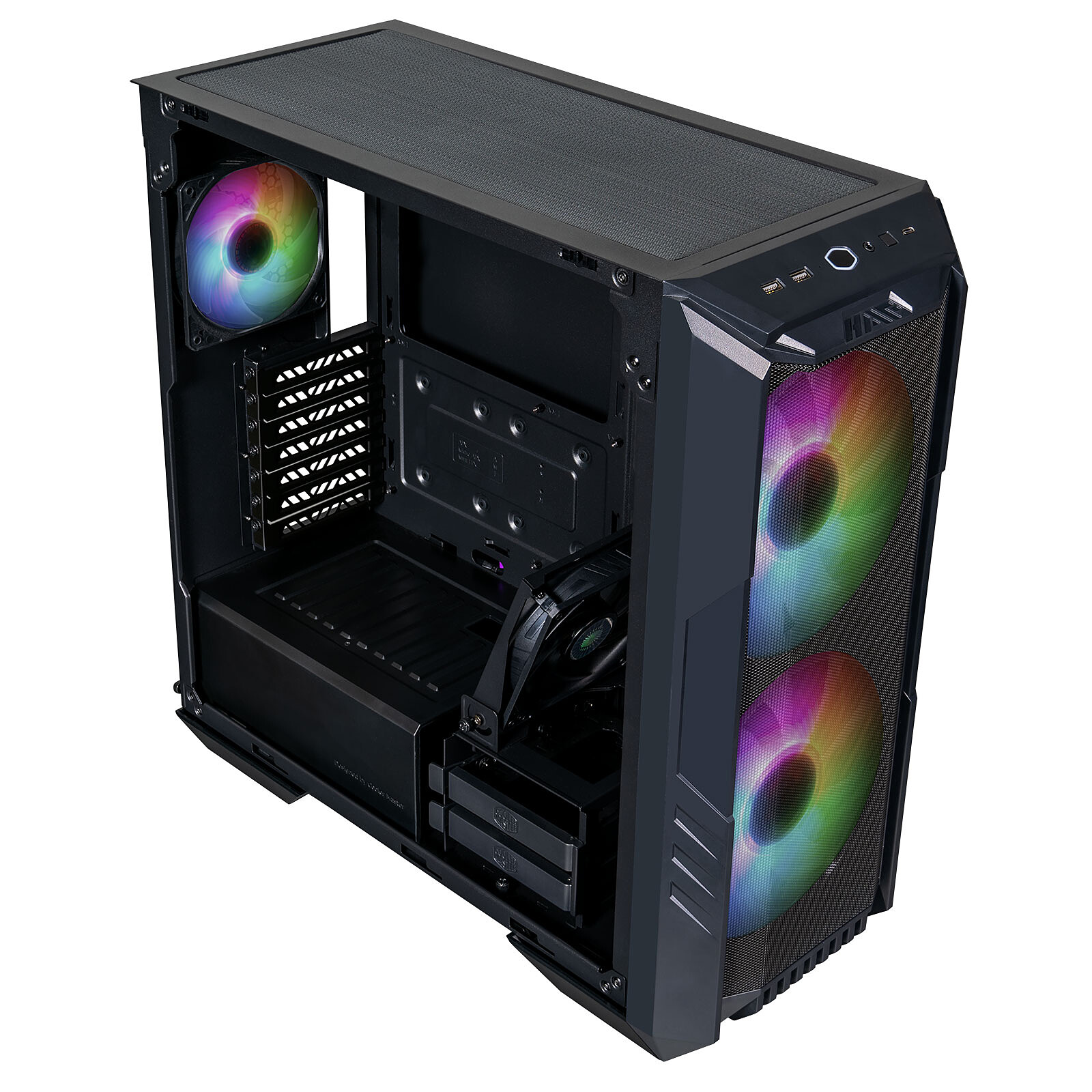 Boitier PC gamer Ghost one RGB EDITION 60 modes , compatible carte