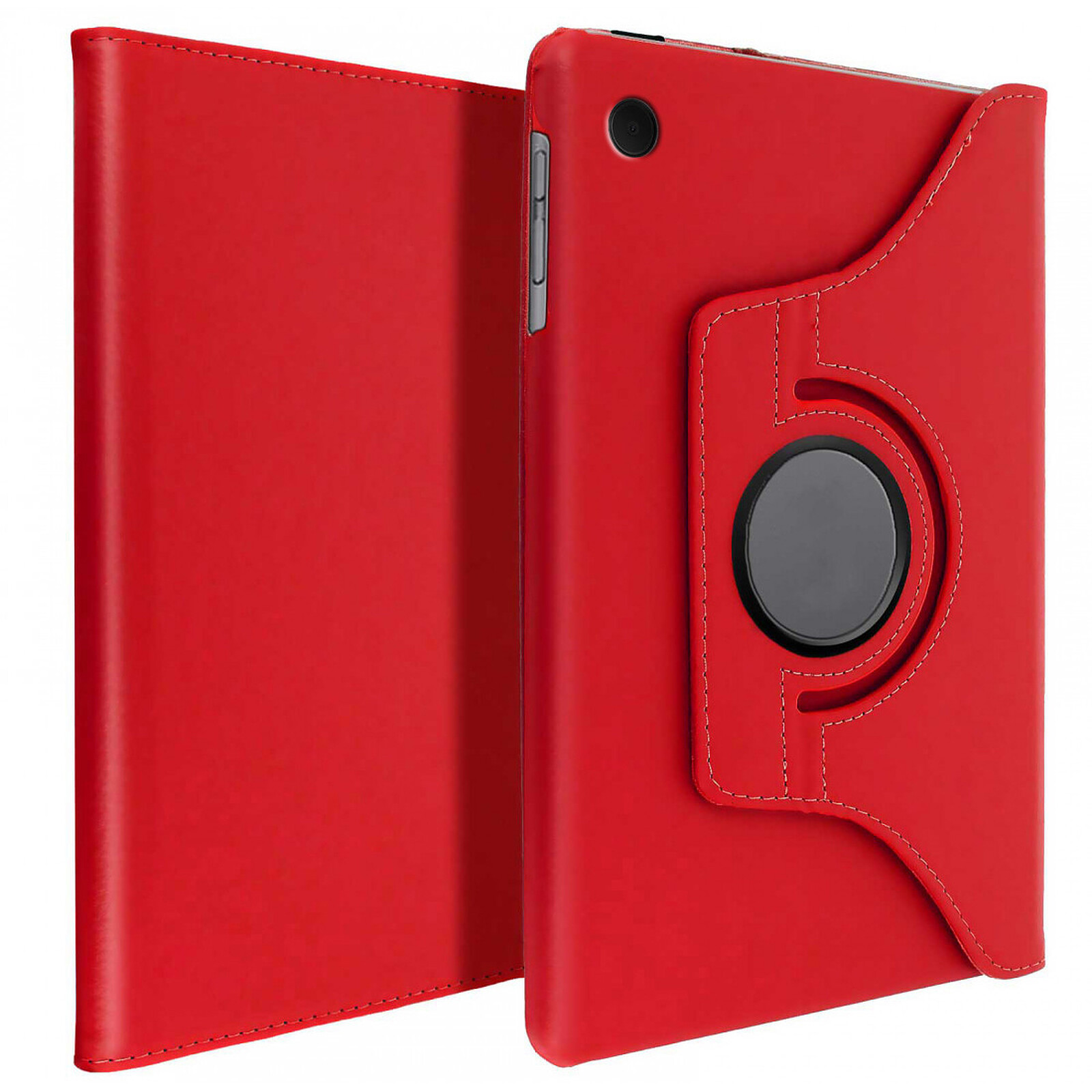 Akashi Galaxy Tab A8 10.5 Rosso 360° Custodia Folio rotante