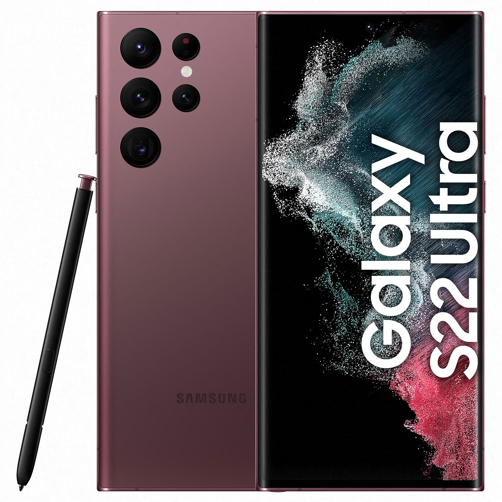 Funda de silicona Samsung Galaxy S22 Ultra Burdeos - Funda de teléfono -  LDLC