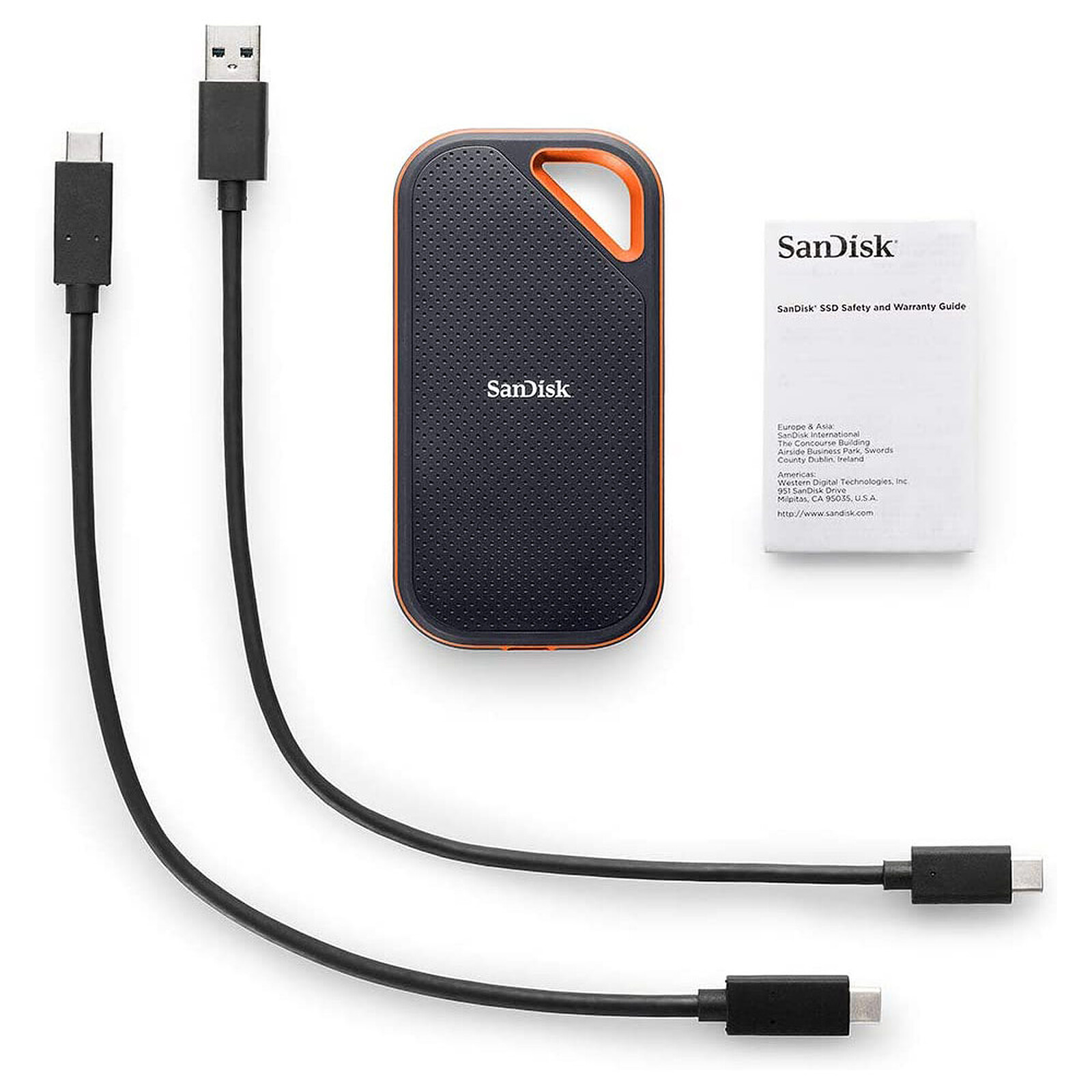 Disque dur SSD externe SANDISK 1TO EXTREME PORTABLE