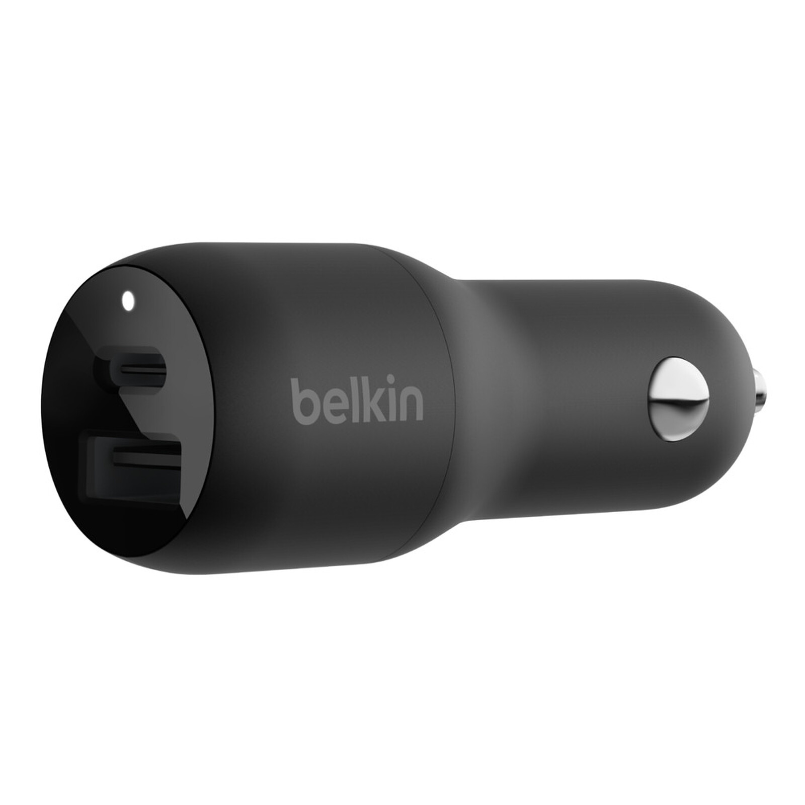 Cargador Belkin Boost de 2 puertos USB-C PD (25W) + USB-A (12W) para coche  con mechero (negro) - Cargador coche - LDLC