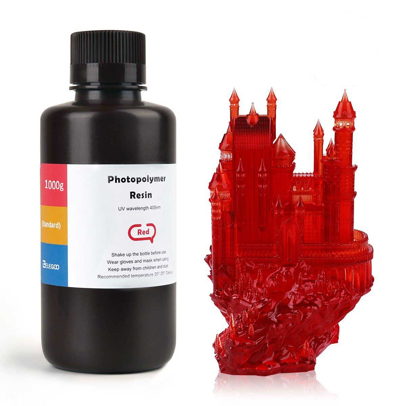 ELEGOO ABS-Like 3D Printer Resin LCD UV-Curing Resin 405nm