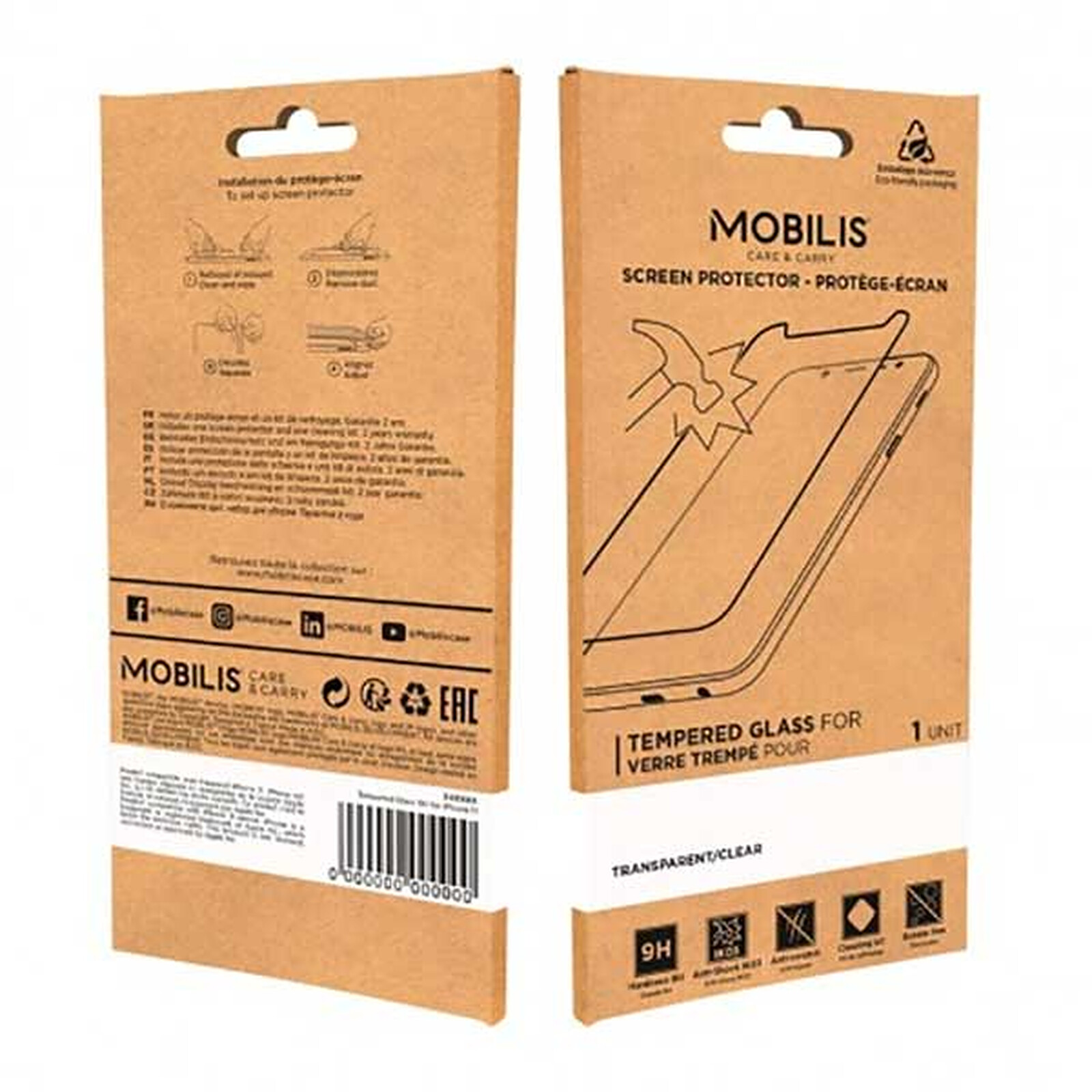 Mobilis Screen Protector Tempered Glass IK03 9H Clear Galaxy Xcover 5 - Protection  écran - LDLC